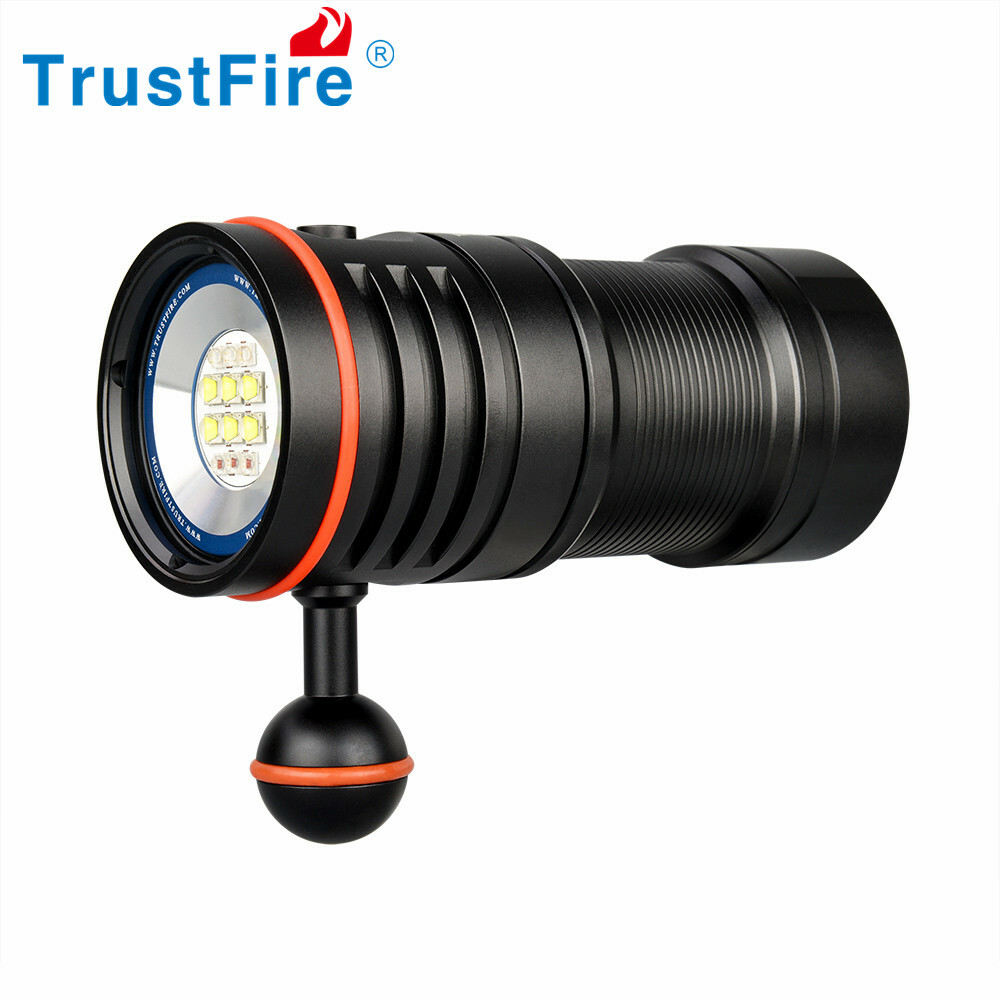 Trustfire DF50 6500Lumen LED Diving Light Waterproof Scuba LED Flashlight V