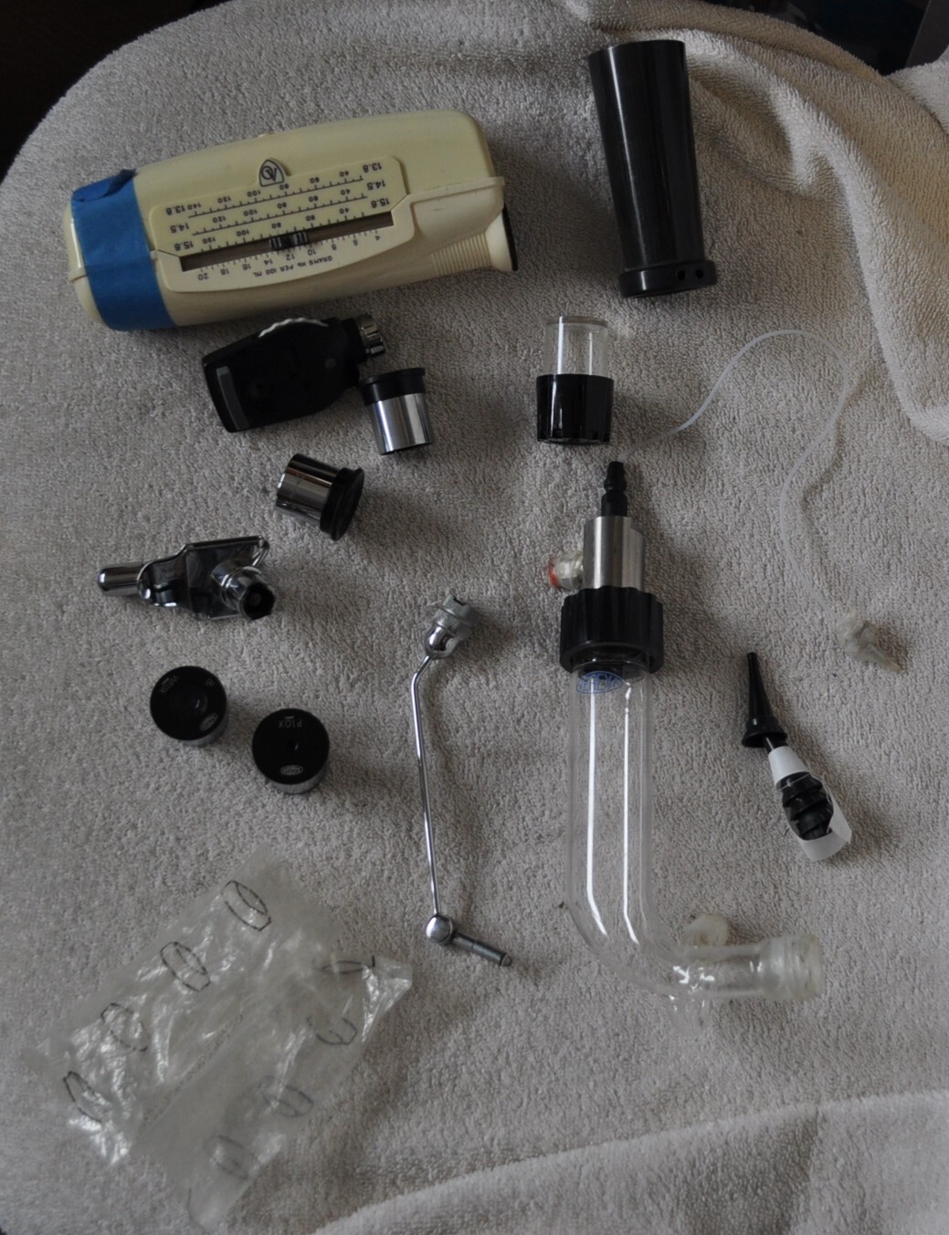 SPENCER AMERICAN OPTICAL HEMOGLOBIN METER Medical VINTAGE LOT verexa Glass lab