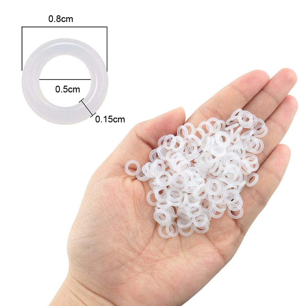 108Pcs White Keycap Rubber O-Ring Switch Sound Dampeners For Cherry MX Keyboards