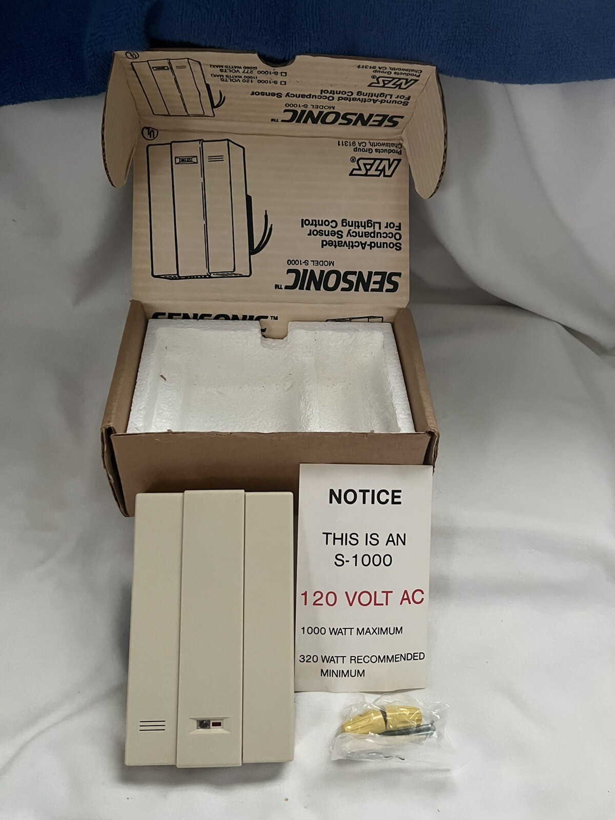 Sensonic 3A164 S-1000 Occupancy Sensor for Lighting Control