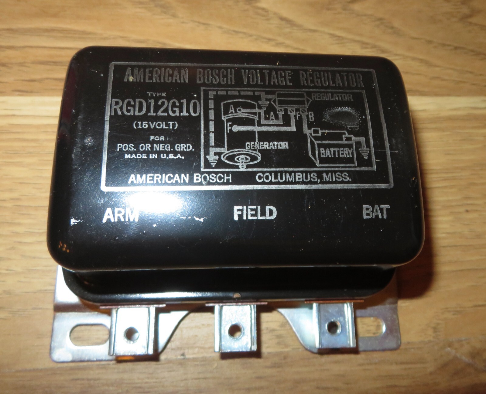 Vintage 1956-1962 Ford Car Truck Voltage Regulator American Bosch RGD-12G 10 NOS