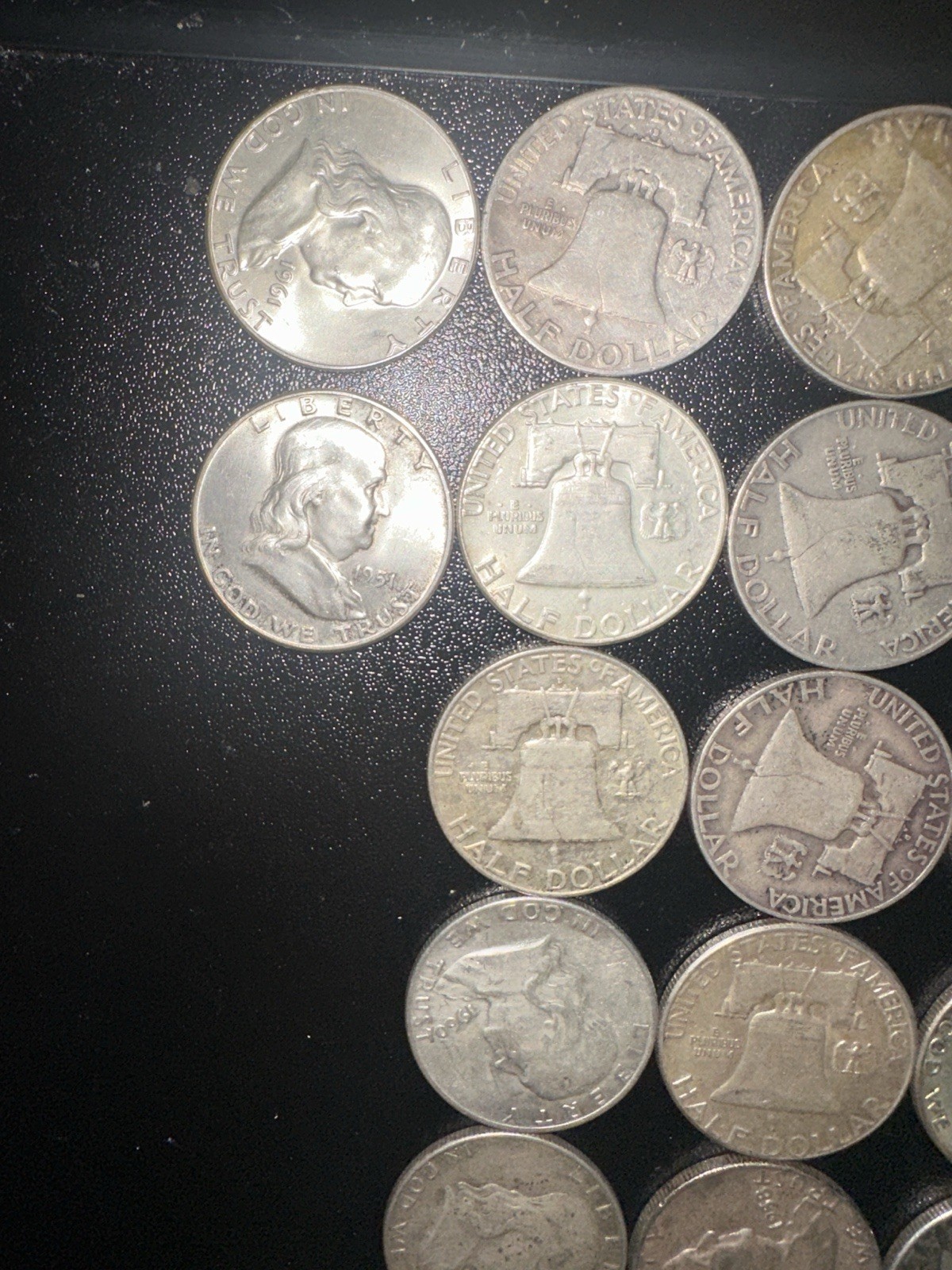 Benjamin Franklin Half Dollars 1948-1963 All Dates All Mints. Randomly Sent