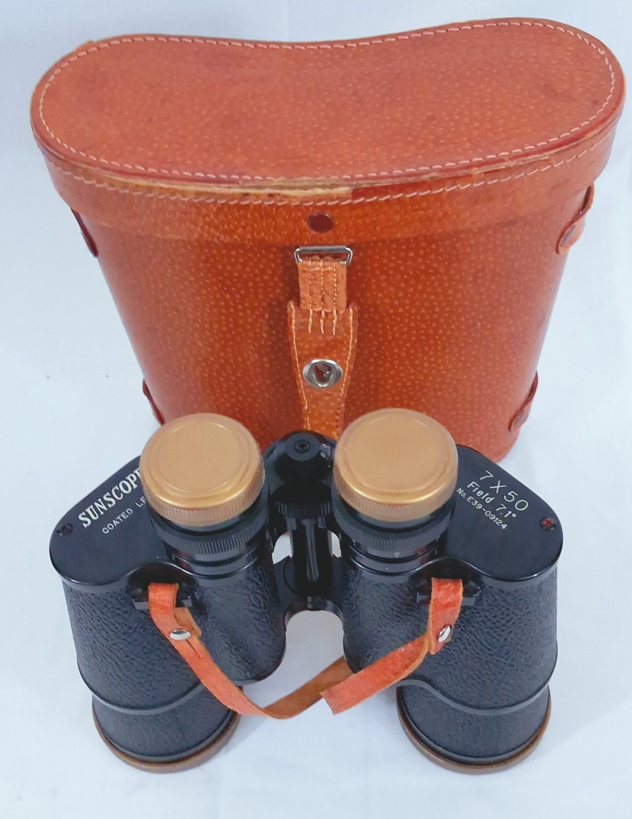 SUNSCOPE Binoculars 7x50 Field 7.1 No. E39-09124 Coated Lens with Case