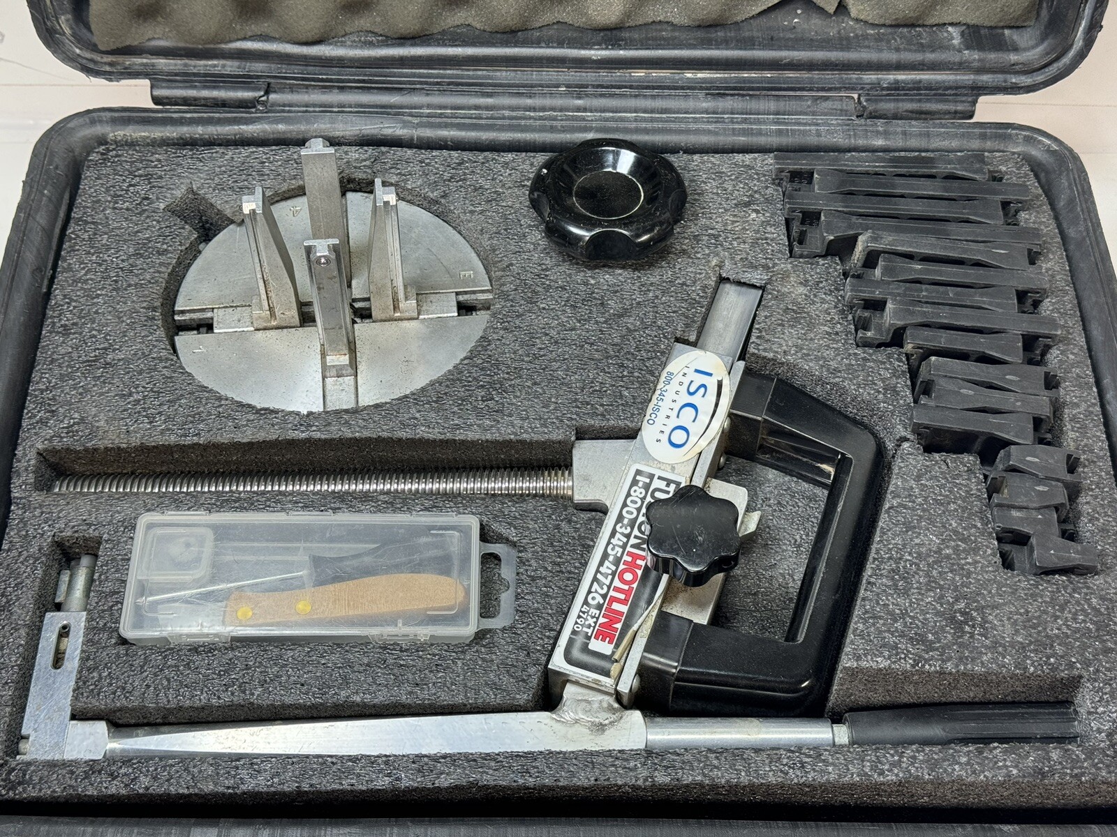 RITMO RTC 315 ELECTROFUSION PIPE SCRAPER W/ ISCO FUSION BLACK CASE