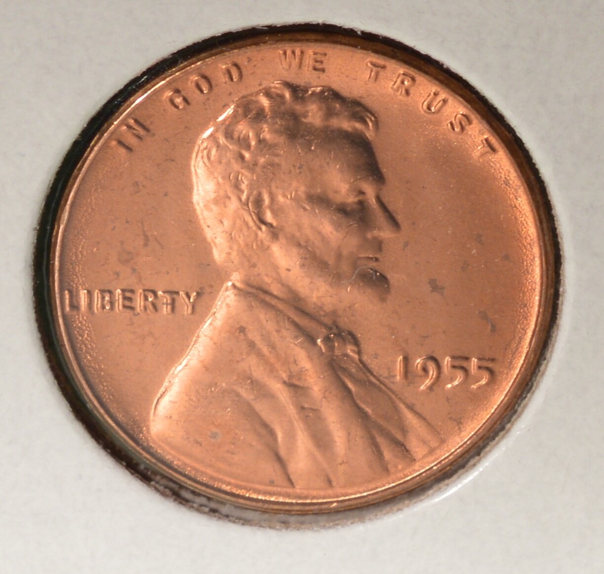 1955P - USA Wheat Cent - Uncirculated