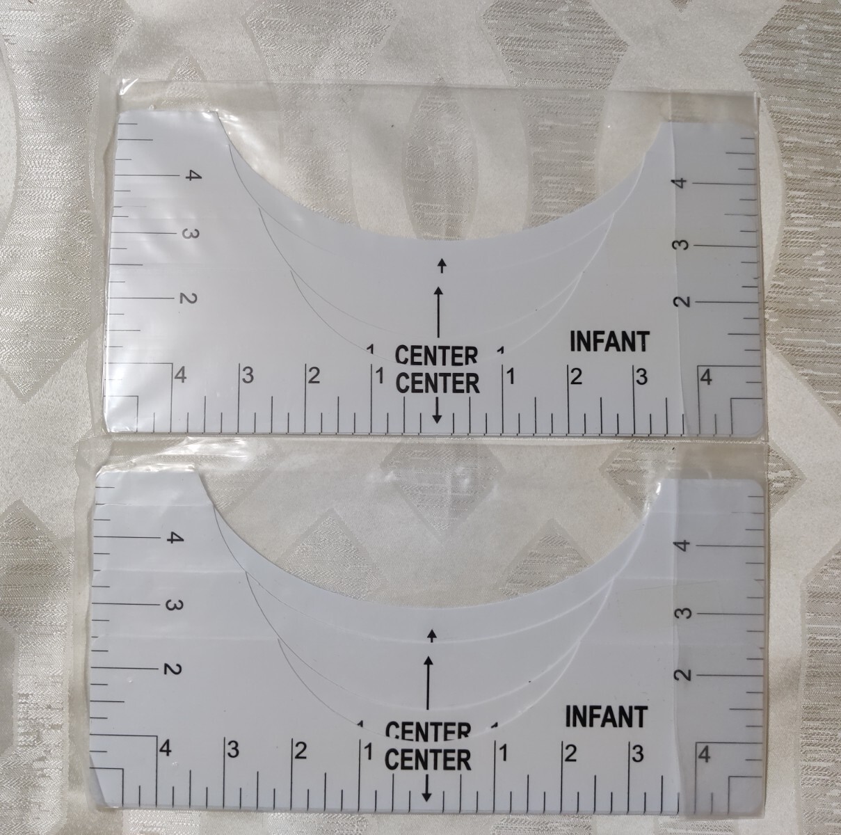 8 PCs (2x 4 Pcs) T-Shirt Alignment Tool Ruler Guide Clothing Centering Design