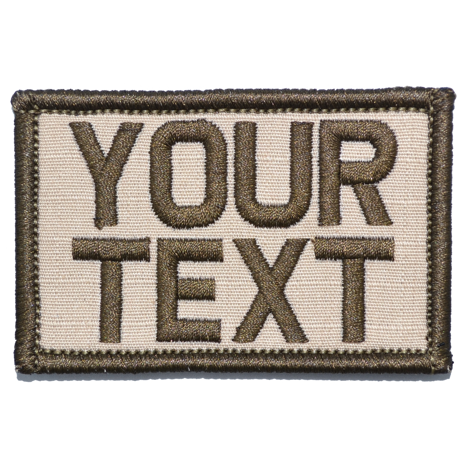 Custom 2x3 Name / Text Patch with Hook Fastener