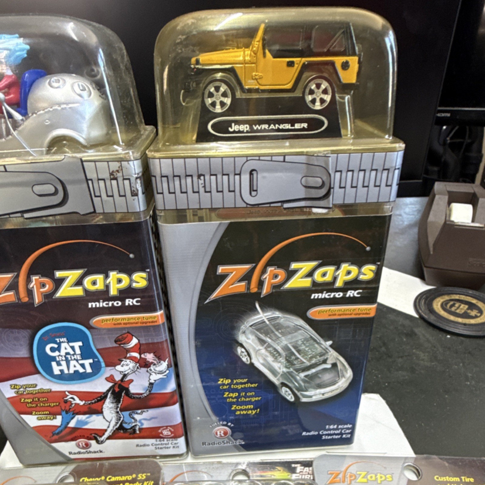 ZipZaps RadioShack Micro RC Cars Lot Cat in the Hat Jeep Fast & Furious Kits