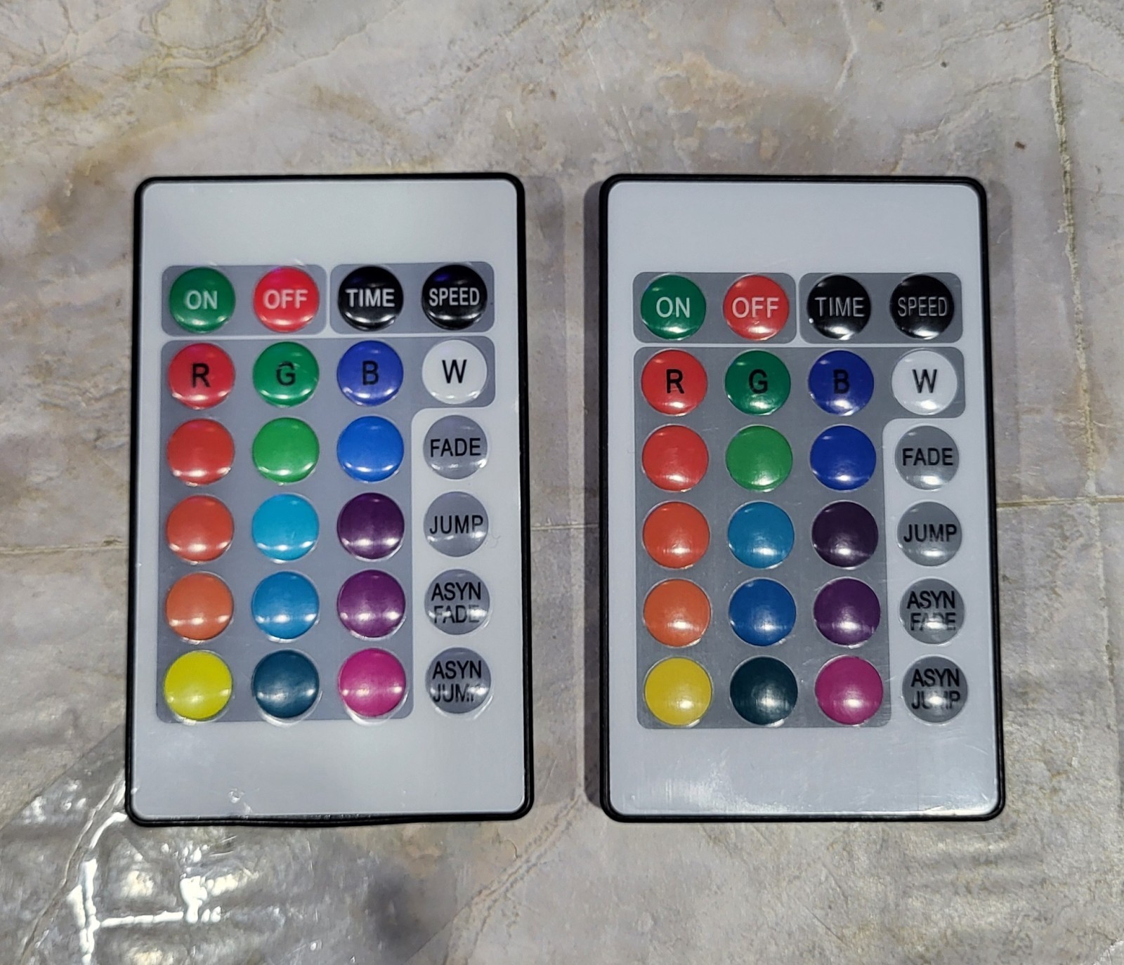 Replacement Lighting Remote, Fade, Jump, Time, Speed Settings, White