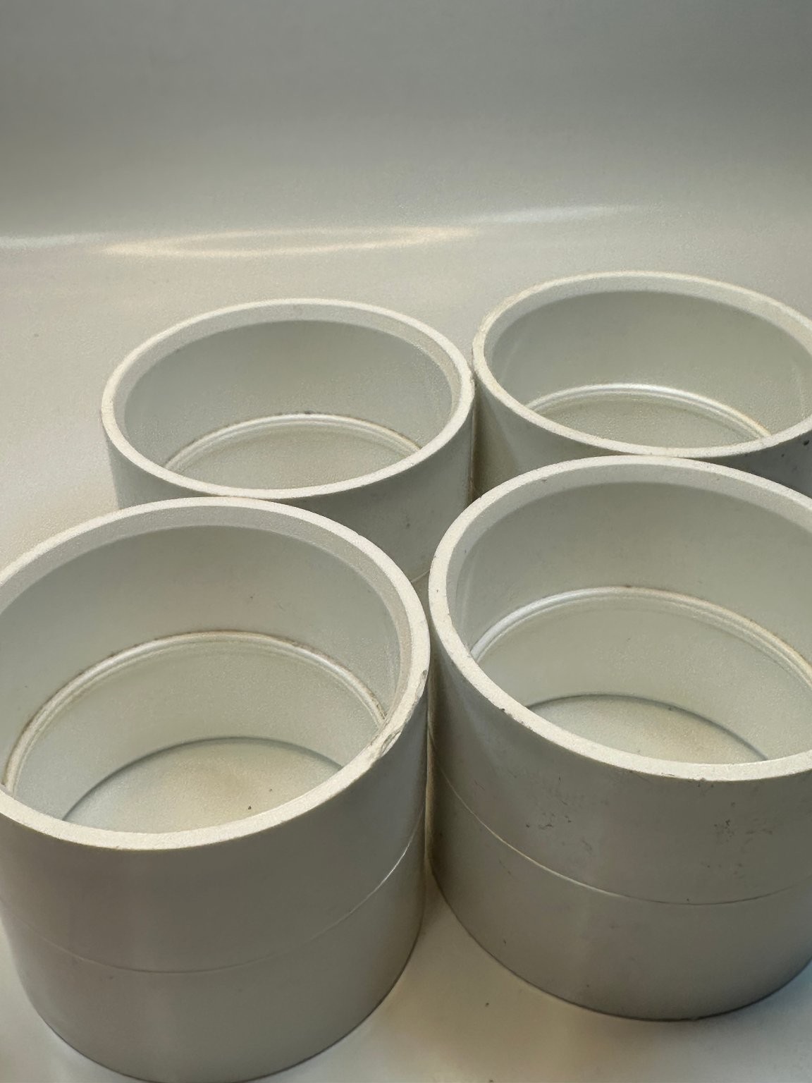 Charlotte Pipe & Foundry 3" PVC DWV Pipe Fittings Coupling (Lot of 4) USA