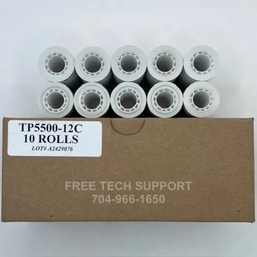 Tuttnauer EZ9 Thermal Paper for E30 Printer OEM TP5500-12C