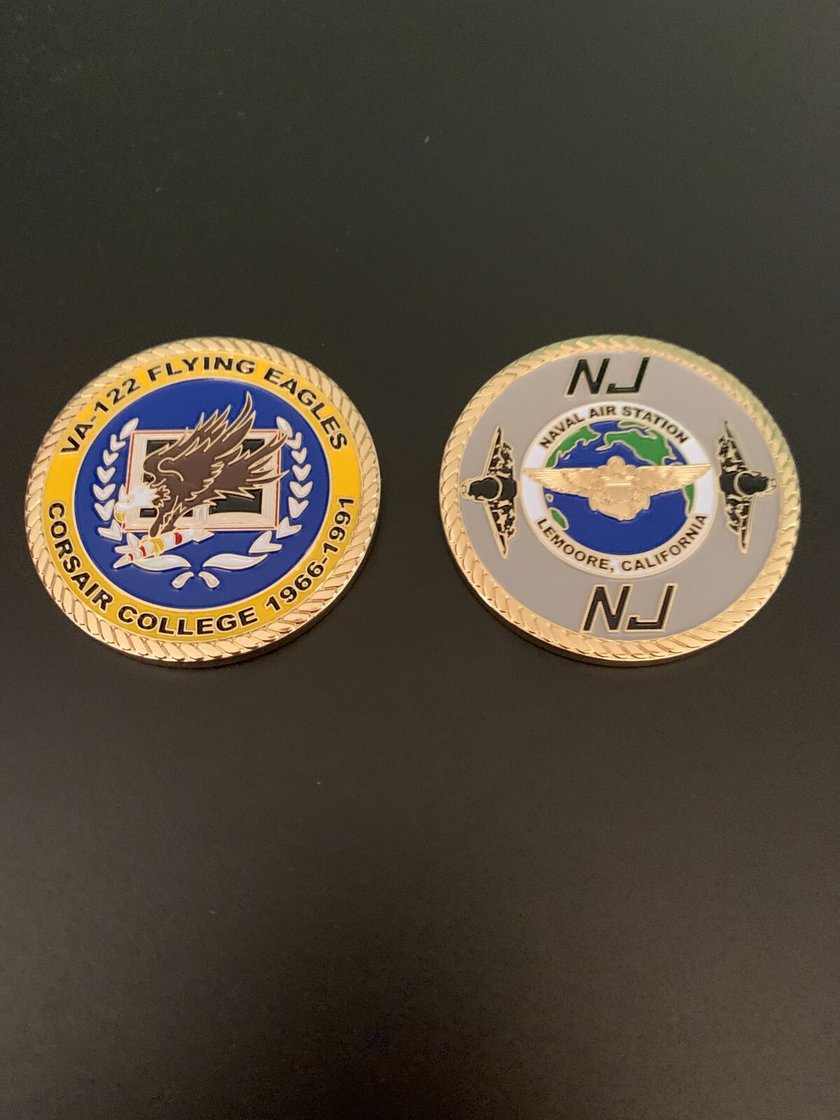 VA-122 Flying Eagles Challenge Coin - Large & Beautiful - SHIPPING INCLUDED!