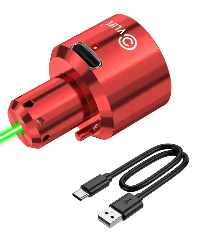 CVLIFE Rechargeable Green/Red Laser Bore Sight Magnetic Bore Sight Laser for ...