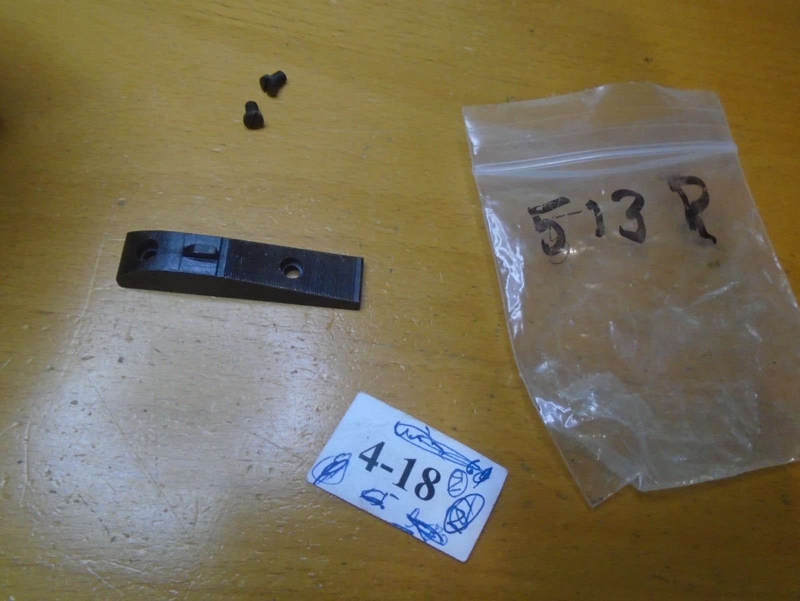 Remington 511P & 513 Front Sight - Ramp Style - With Screws - NOS