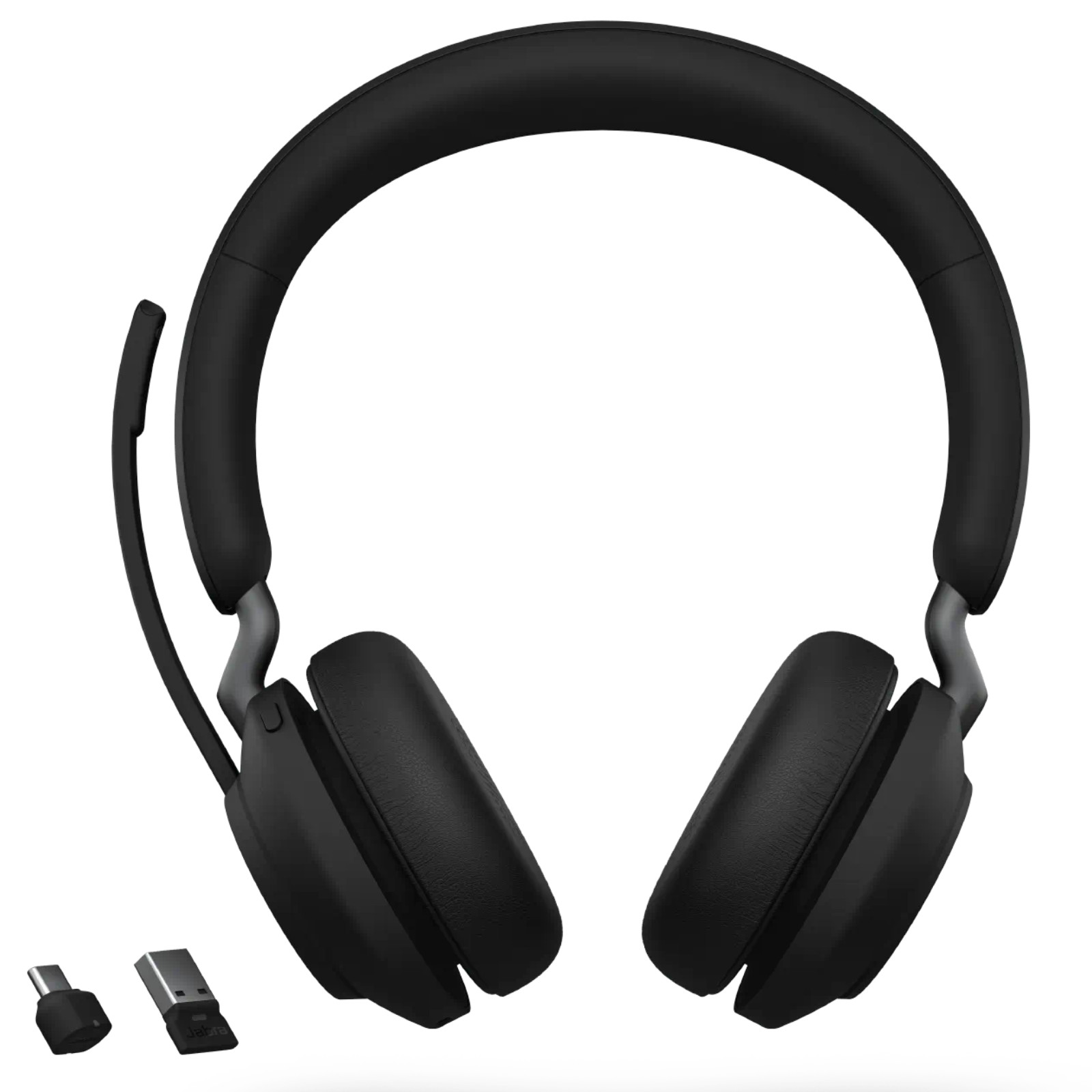 Jabra Evolve2 65 MS Stereo Wireless Headset Link380a USB-A Teams Bluetooth NEW