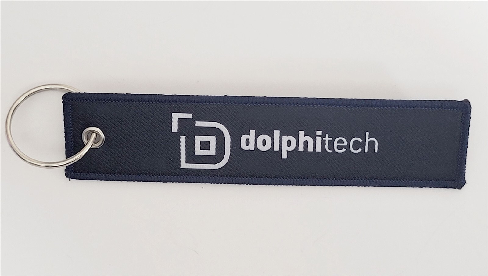Dolphitech / Remove Before Inspection Blue Flight Tag Keychain Military