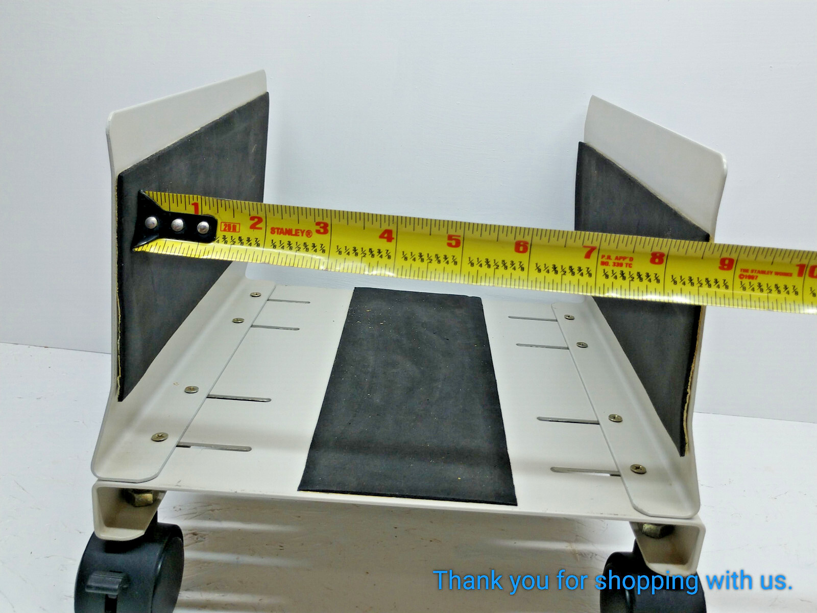 Mobile CPU Stand - Adjustable with Wheels - Metal