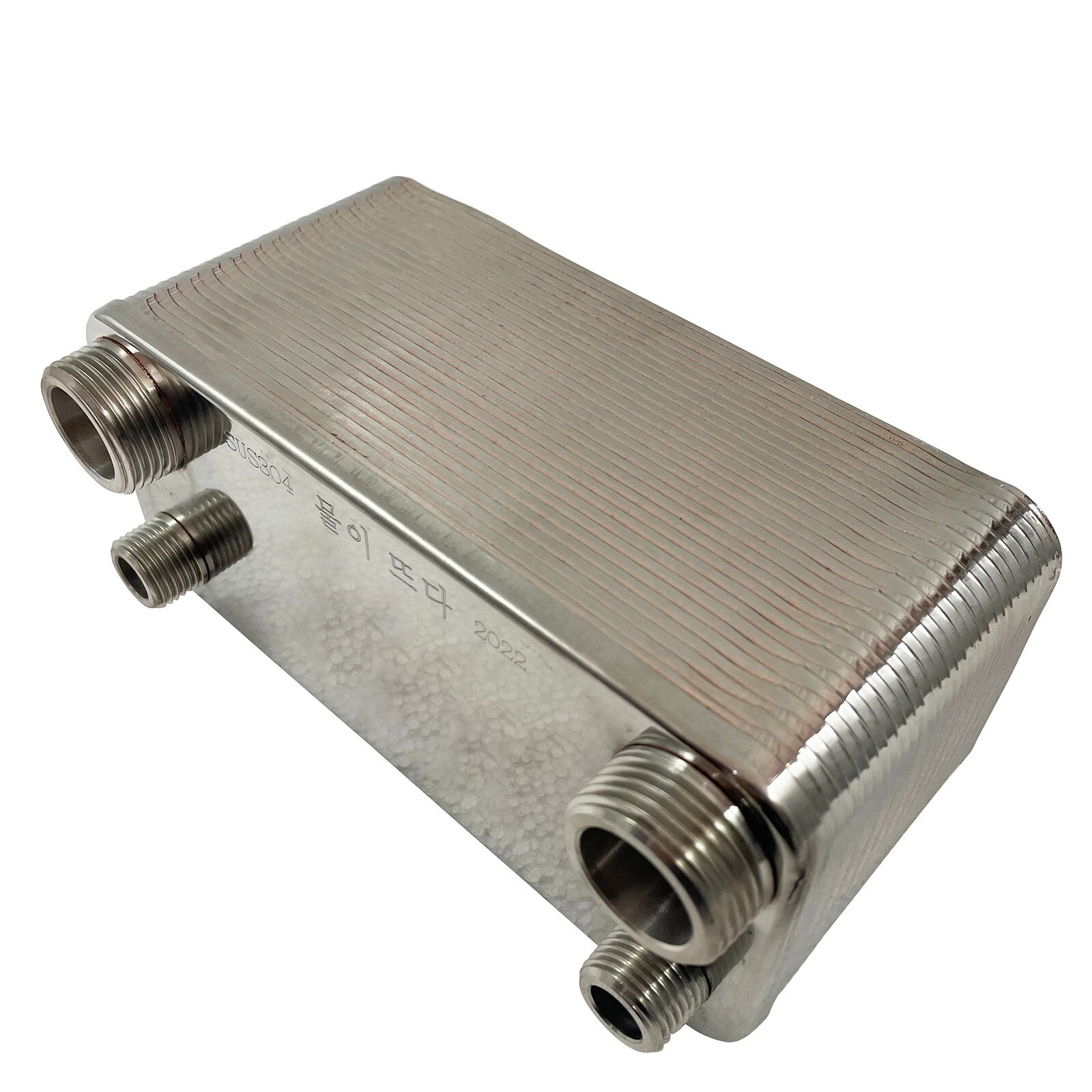 30-Plate  Water to Water Brazed Plate Heat Exchanger Hot Water Exchanger