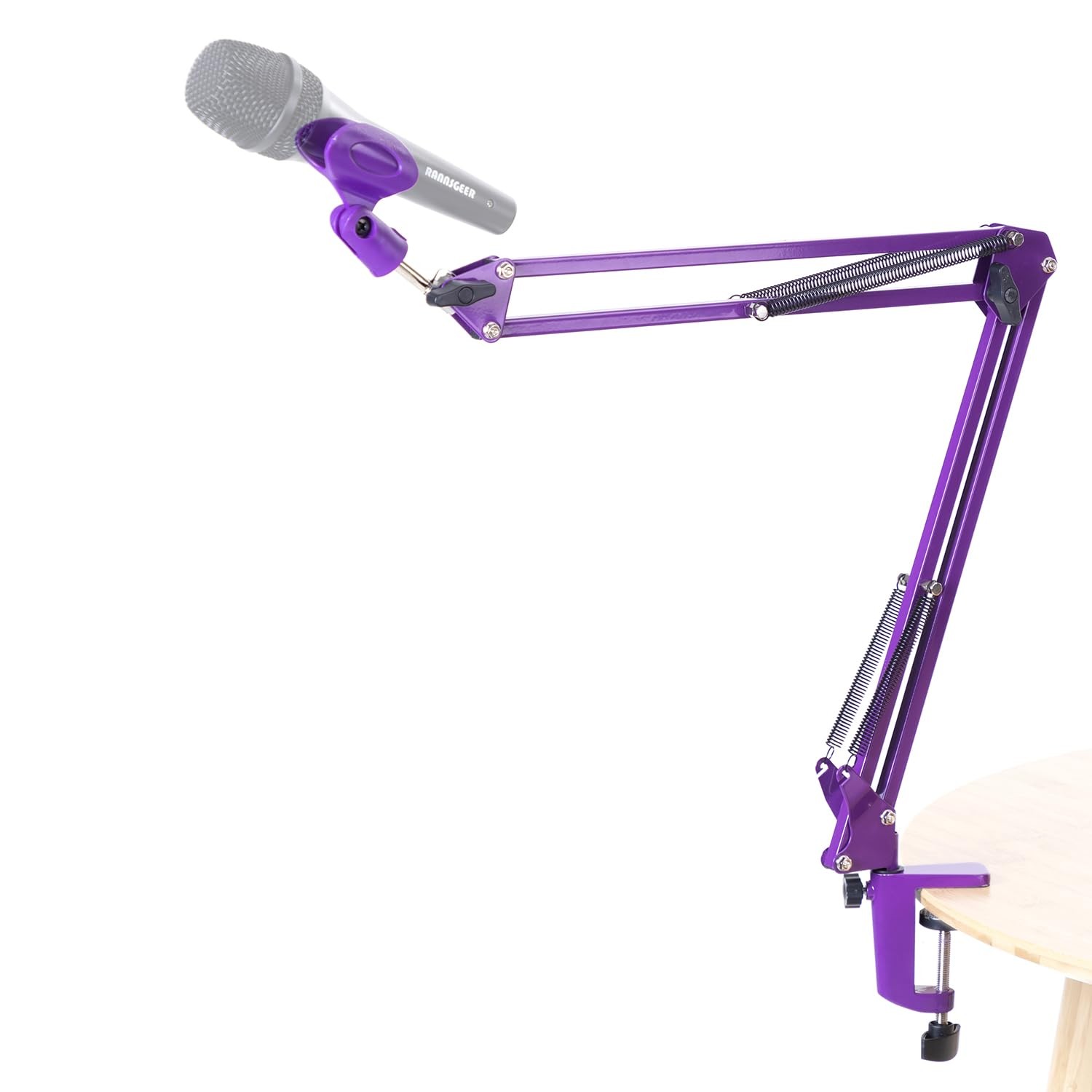 Desktop Microphone Boom Arm, Purple