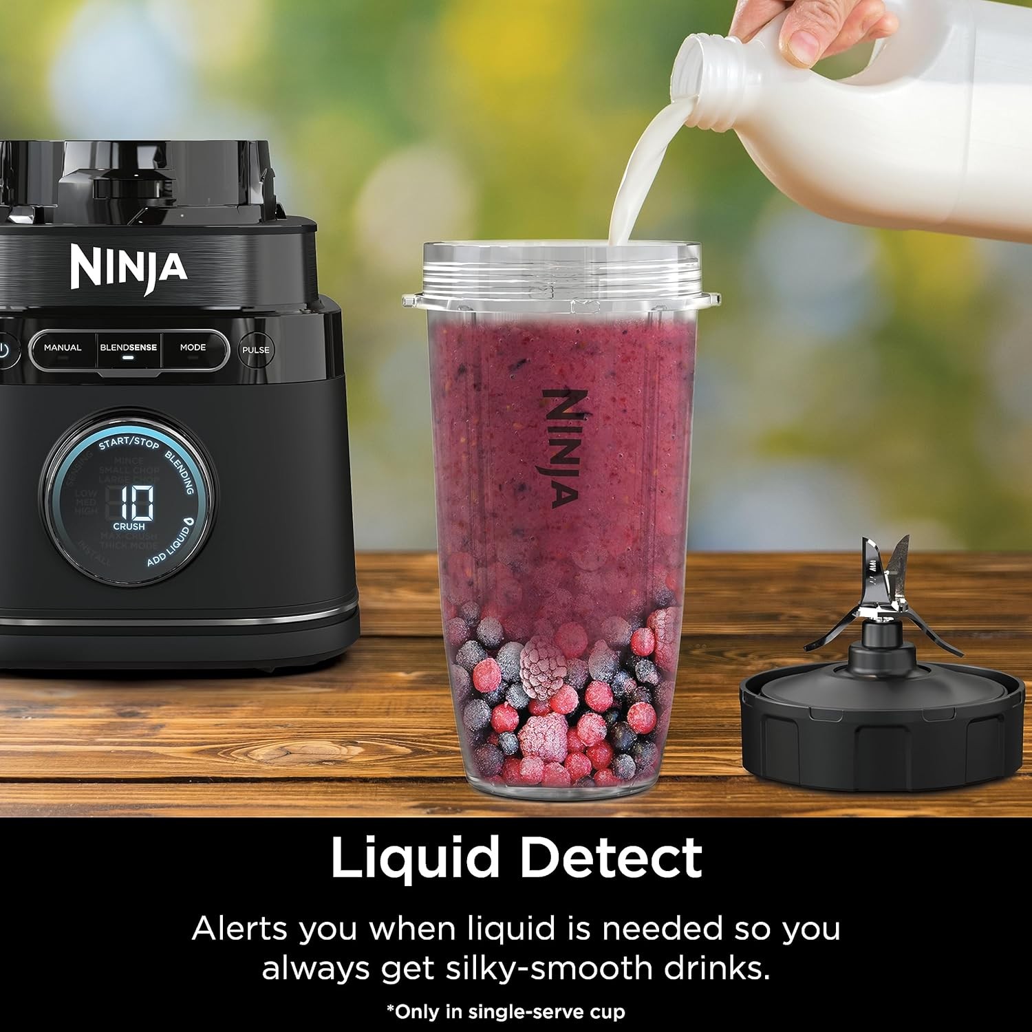 Ninja R-TB401 Detect Kitchen System Power Blender, Black - Certified Refurbished