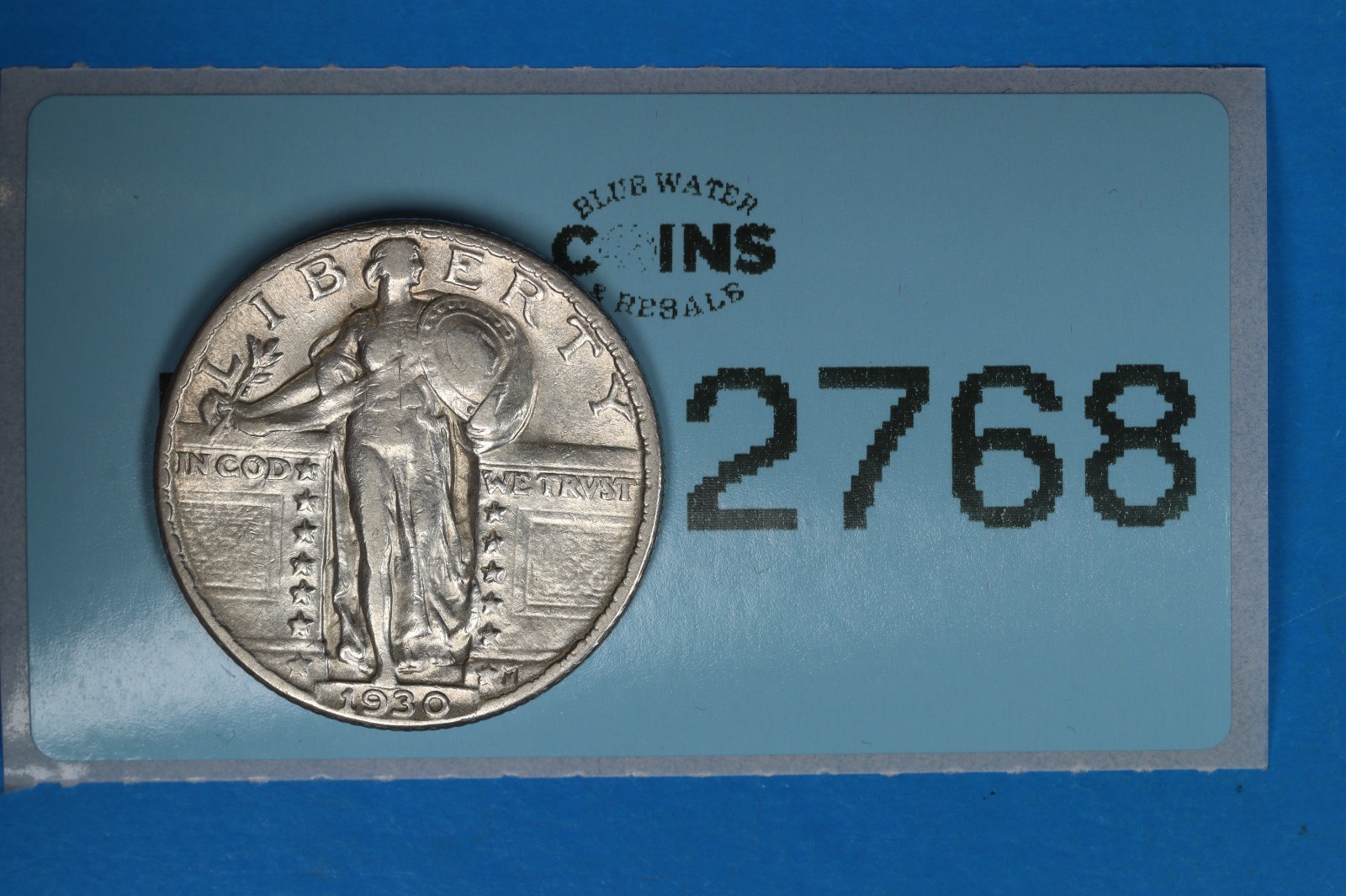 1930 25C STANDING LIBERTY SILVER QUARTER DOLLAR US Type Coin US Type RAW-2768