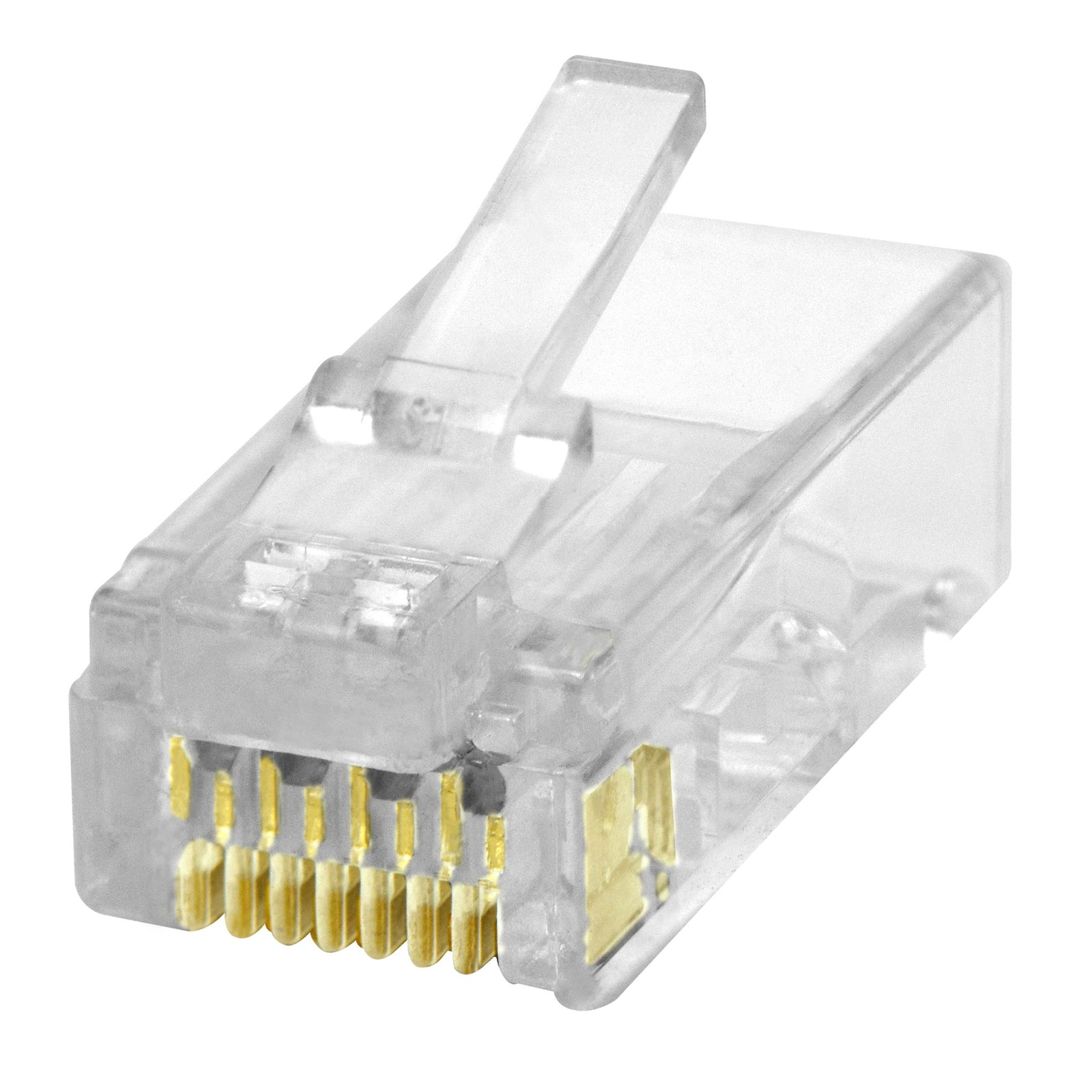 100pcs RJ45 8P8C CAT6 Modular Plug Network Cable Lan Connector End Internet