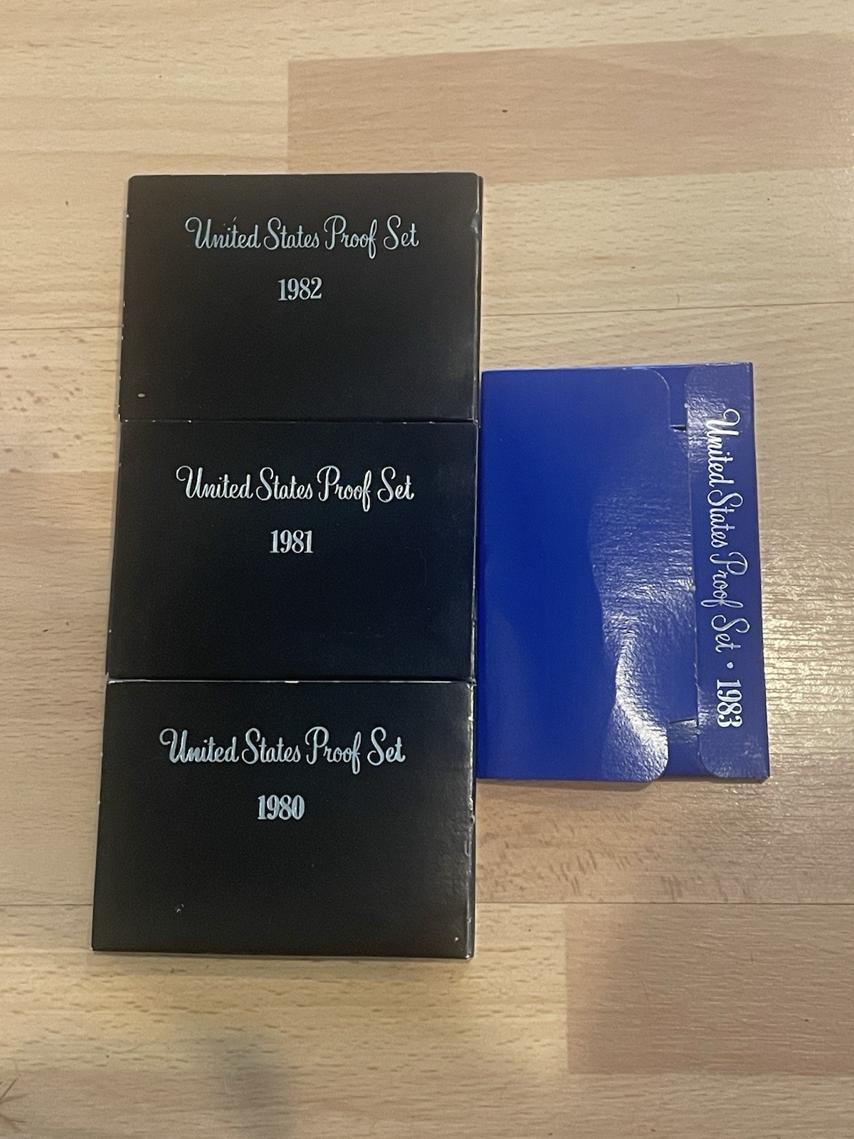 1980 1981 1982 1983 United States Proof Sets