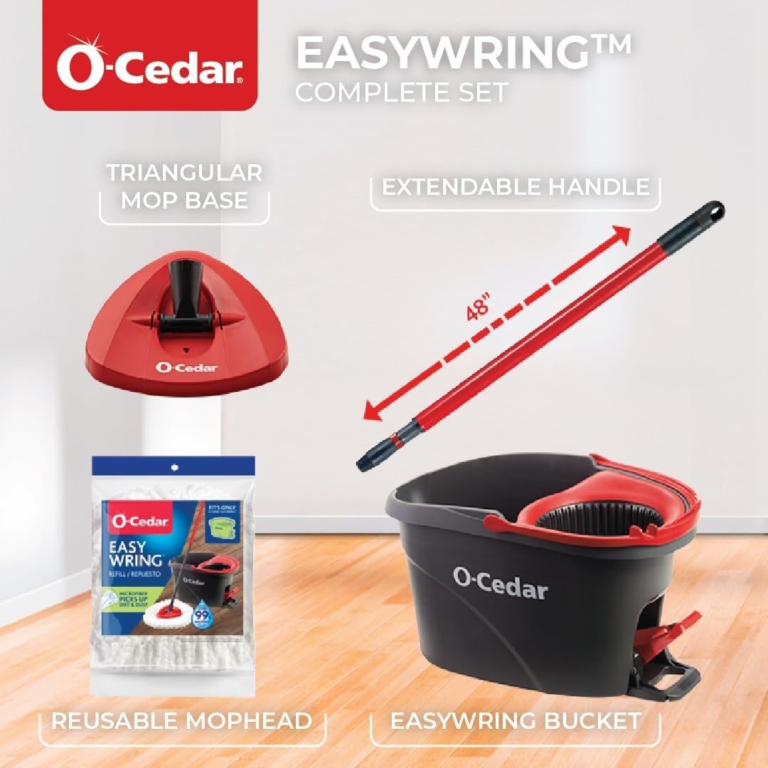 O-Cedar EasyWring Microfiber Spin Mop