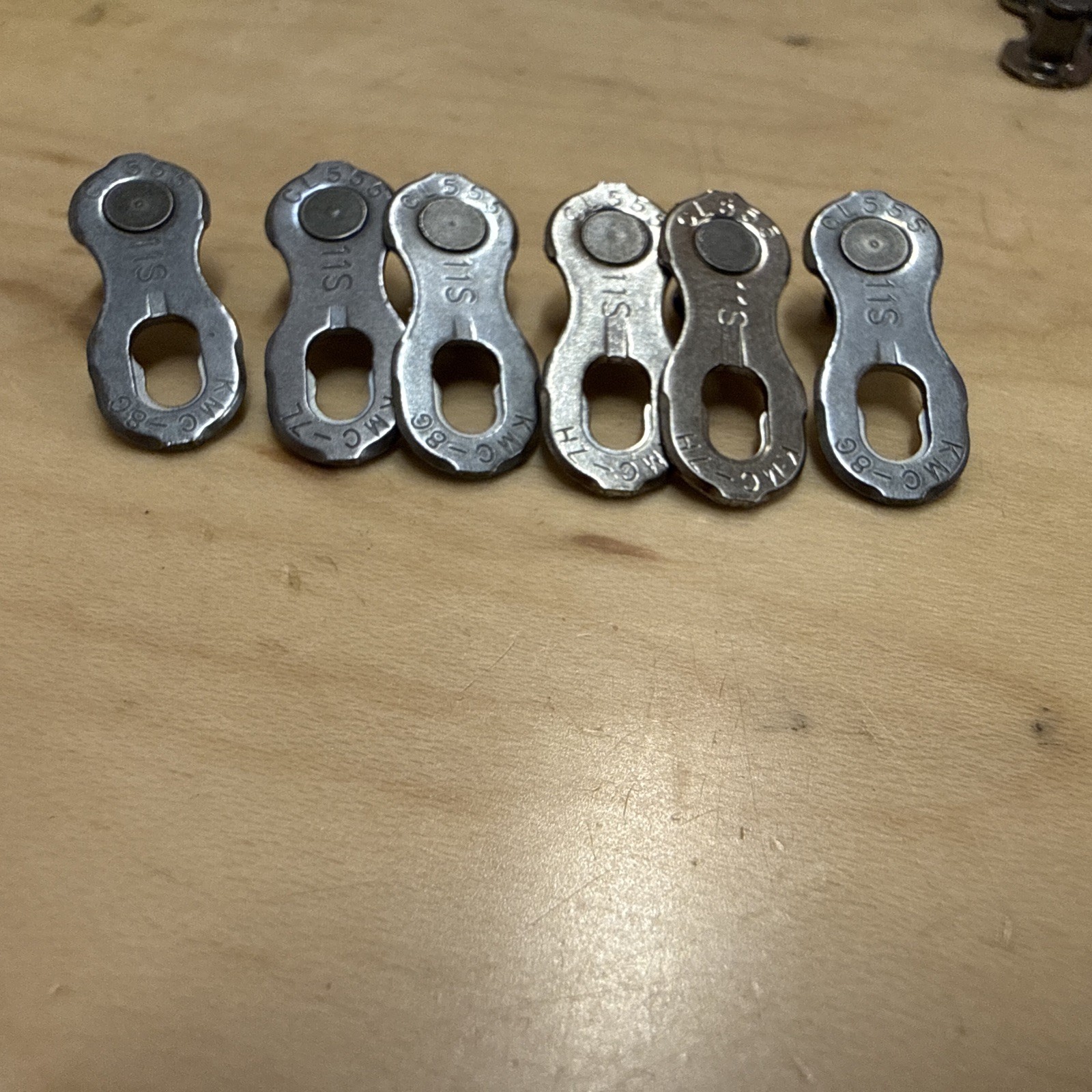 KMC CL555 11‑Speed Chain Connector Links - 3 Pairs Non-reuseable Shimano Sram