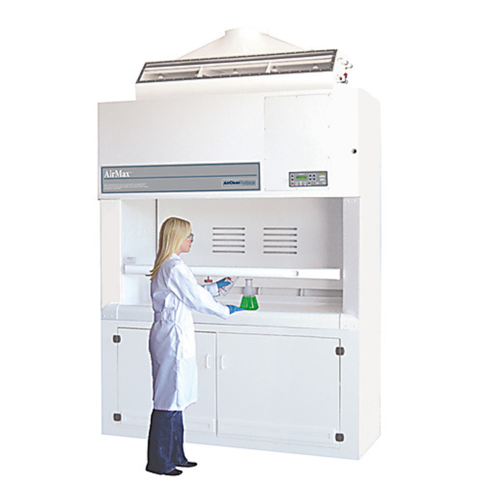 New AirClean Systems AC4030TEML  AirMaxT Total Exhaust Fume Hood w/ Wet Fume