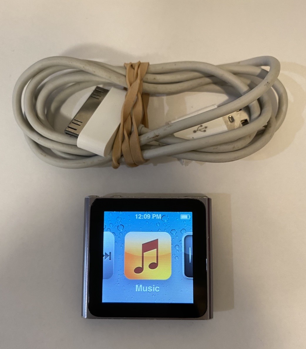 Apple iPod nano 6th Generation Graphite (8 GB) WORKS GREAT