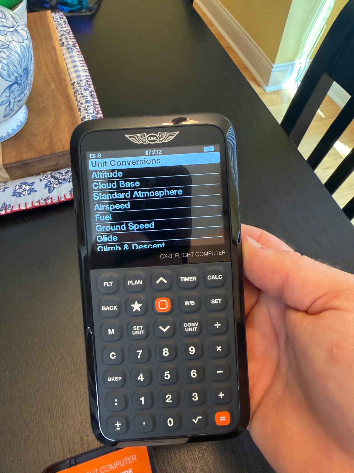 New ASA CX-3 Electronic E6-B Flight Computer