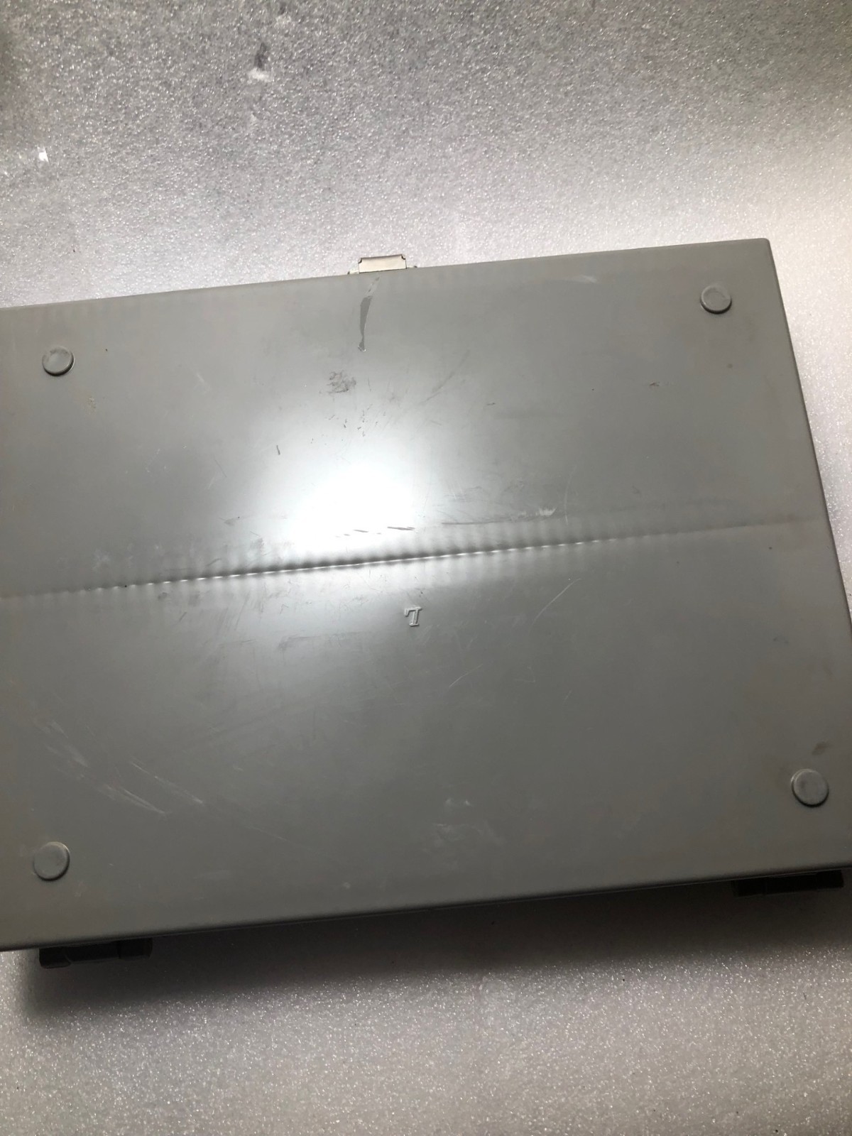 USED Gray MICROSCOPE SLIDE BOX CASE STORAGE HOLDS 100 SLIDES(U15
