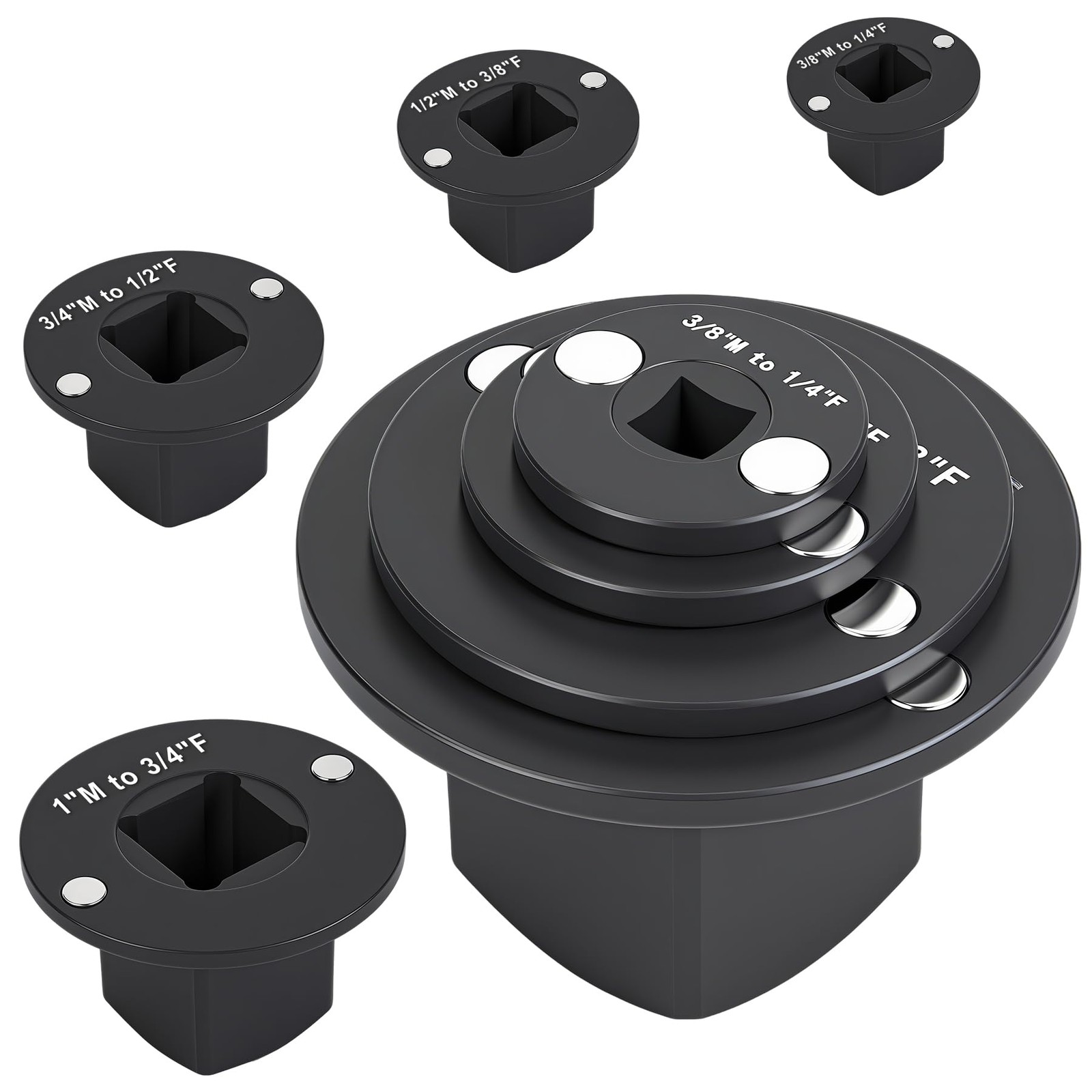 Hoozoocen 2026 4PCS Low Profile Impact Socket Adapter Set-4PCS