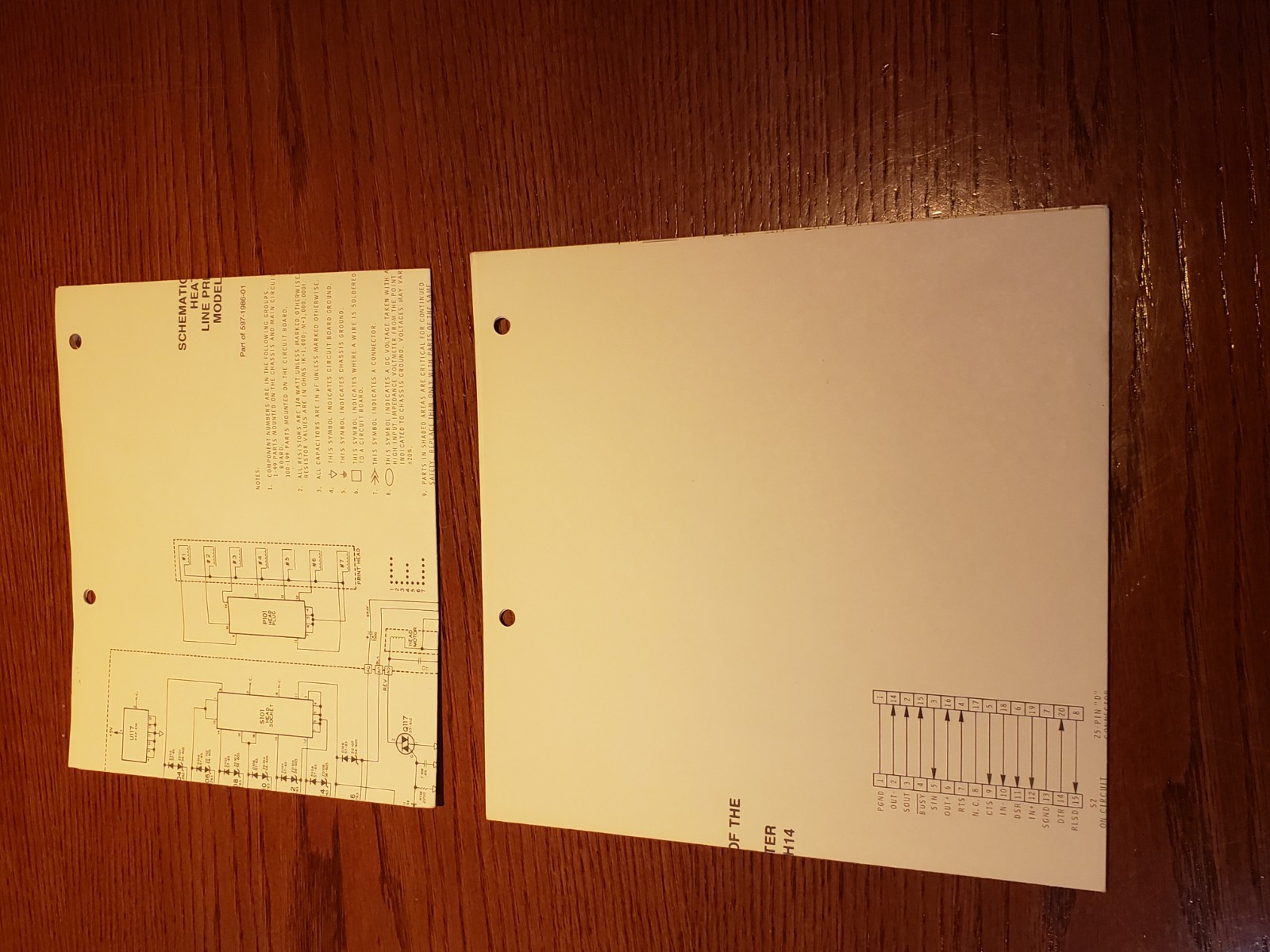 Heathkit/ Heath Line Printer WH-14 & H-14 Schematics
