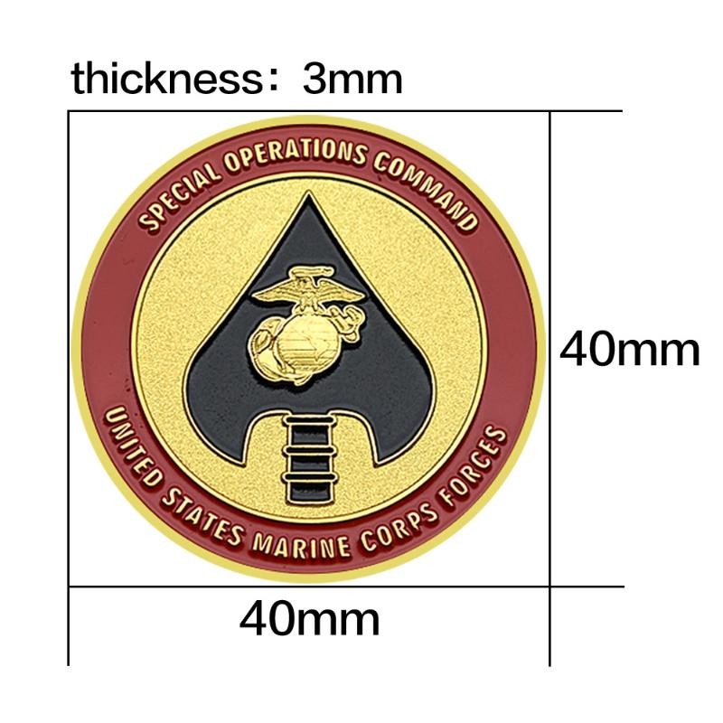 Medal US Marine Corps Challenge Coin Commemorative Special Operations Command