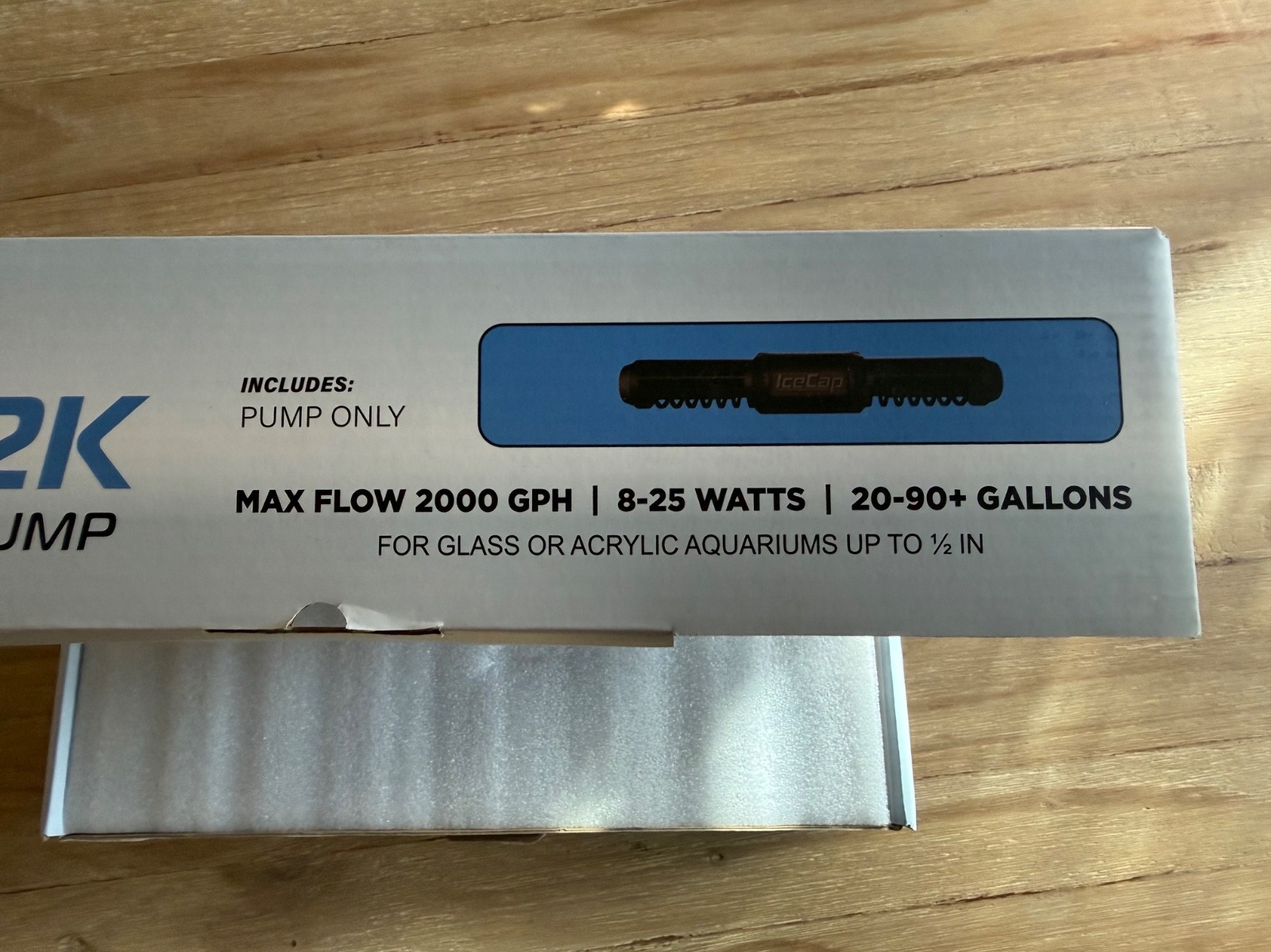 Icecap 2k Gyre Flow Pump with Controller 2000GPH Crossflow Water Movement