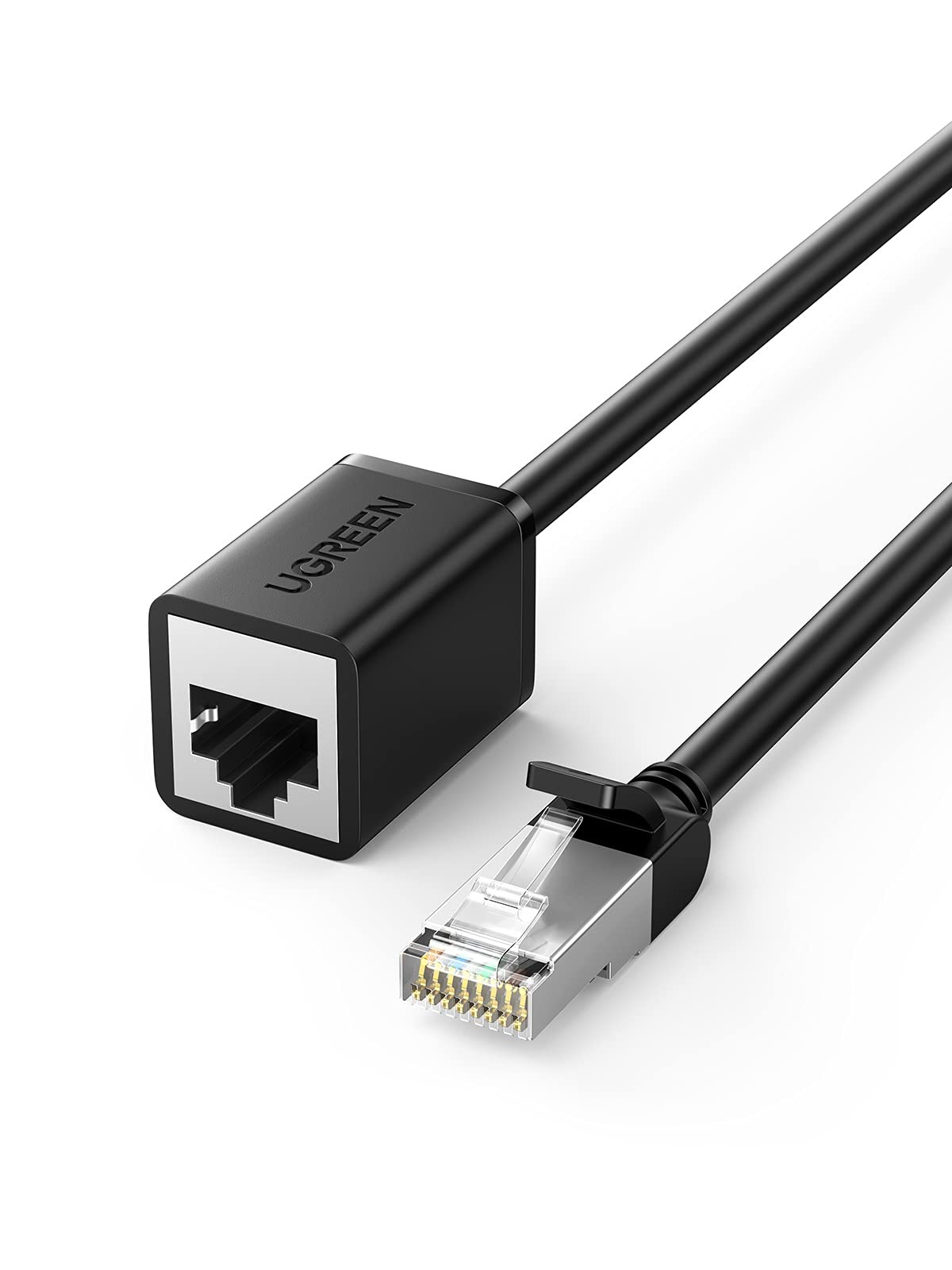 UGREEN Ethernet Extension Cable Cat6 LAN Extender Cat 6 ['3FT'], black