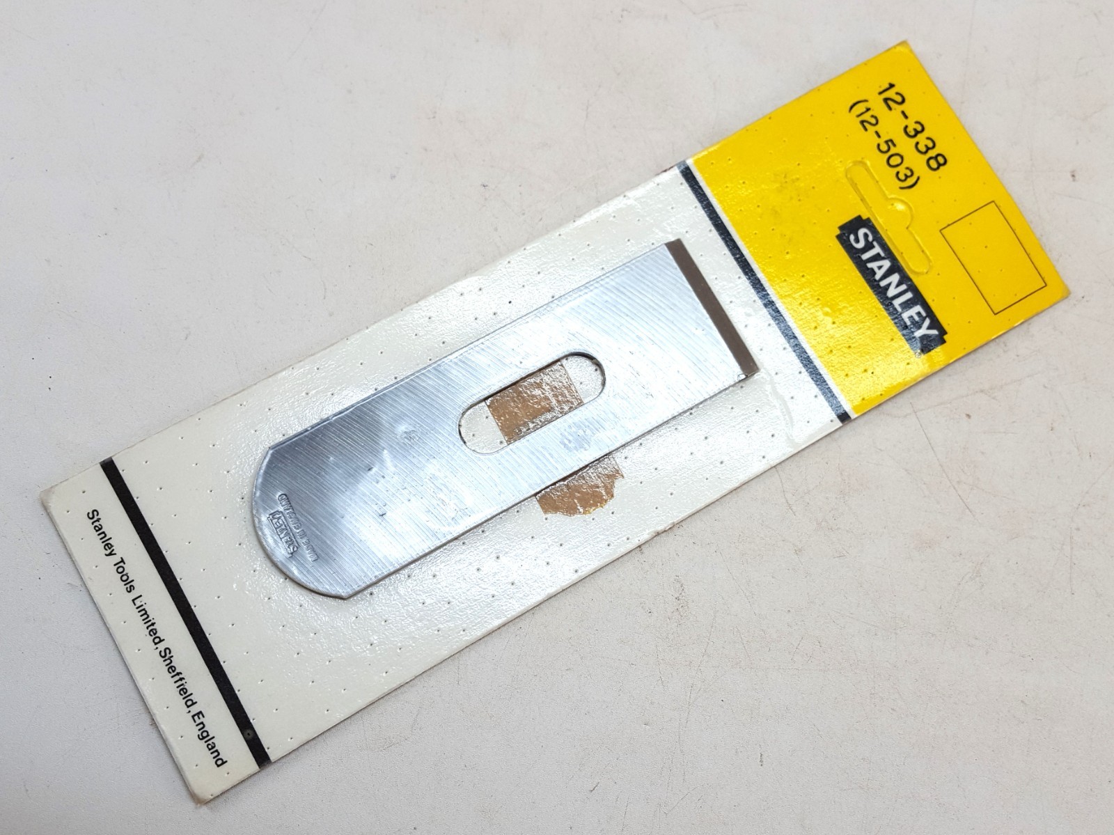 4506 Stanley; Single Iron, 1 3/8", New Old Stock