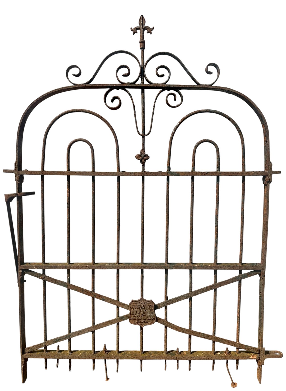 Stewart Iron Works Wrought Iron Garden Gate - 35" W x 46" T - GA20968