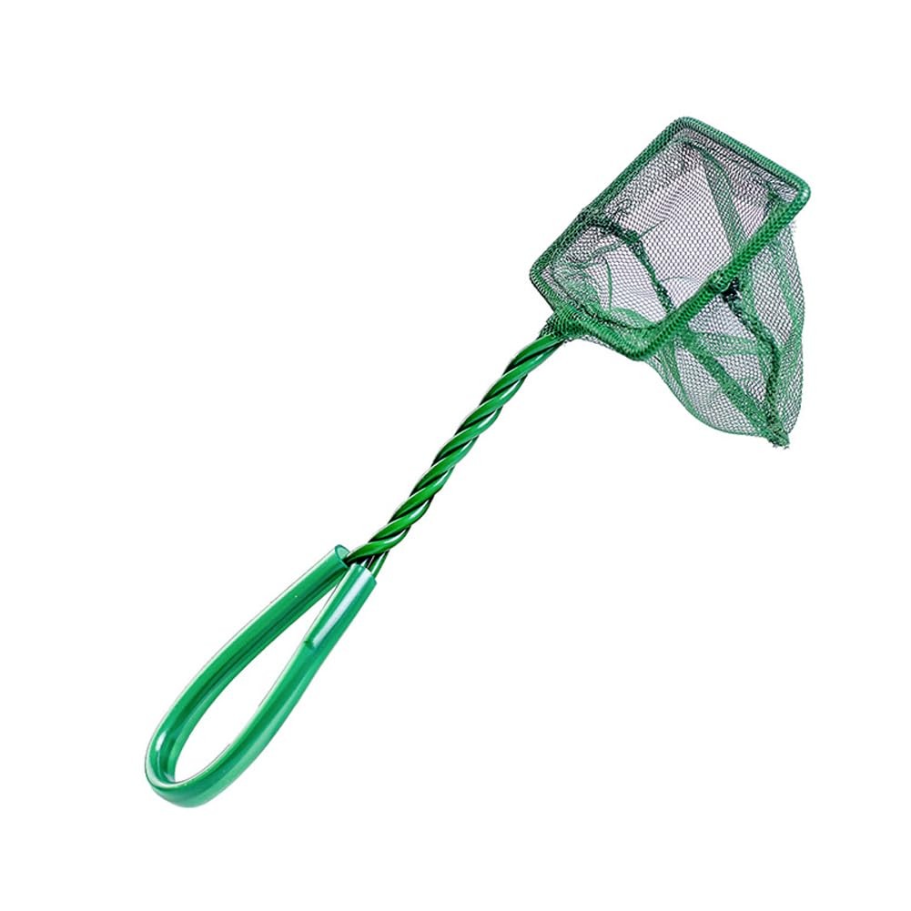 1 Piece 2.56 Inch Mini Aquarium Fish Net with Plastic Handle Fine Mesh Aquari...