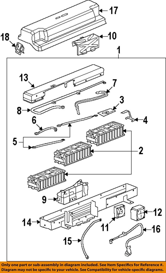 GM OEM 07-10 Aura,Malibu Electrical Electrical Components-Battery Cover 20876340