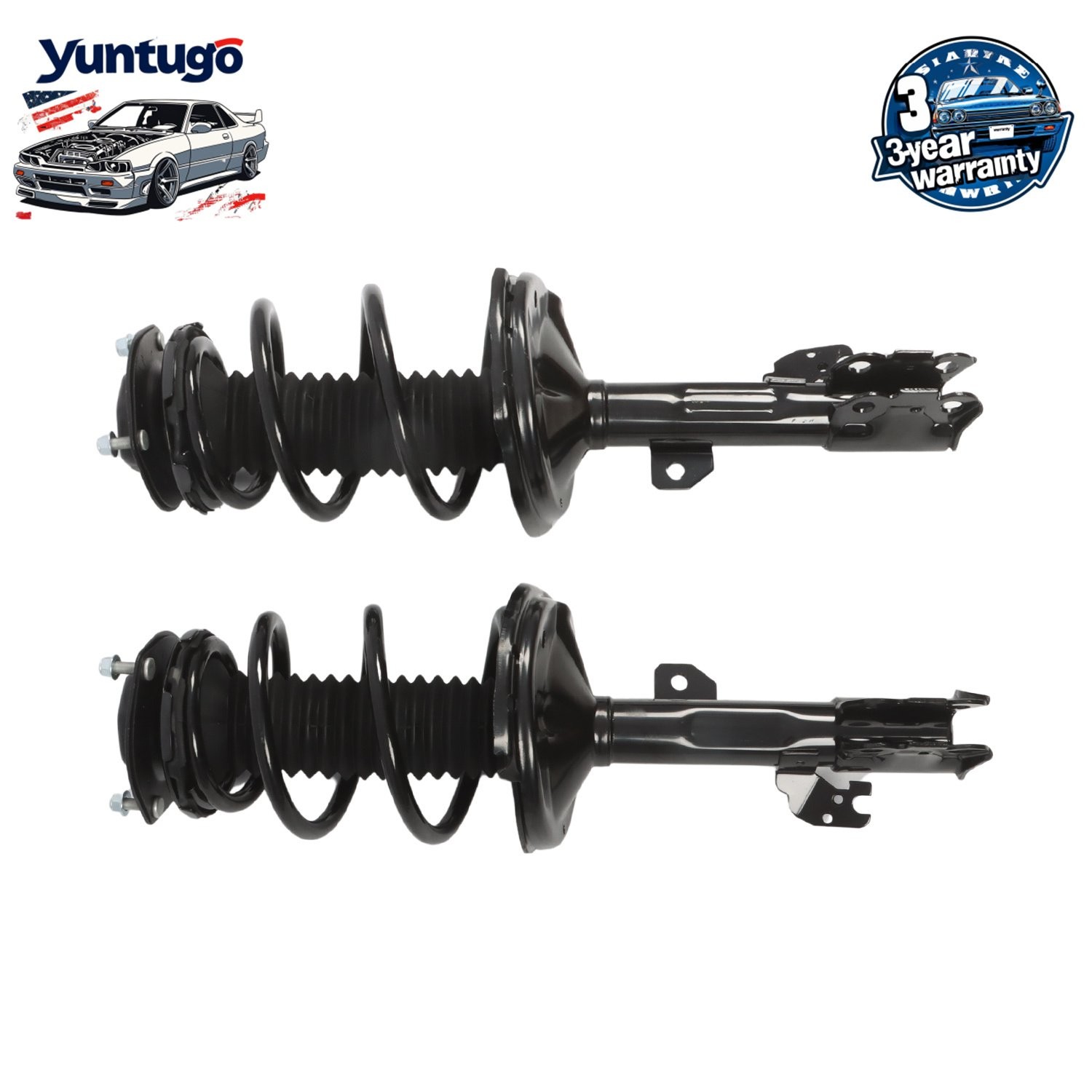 Set 2 Front Complete Struts shocks for 2004 2005 2006 Lexus RX330 AWD