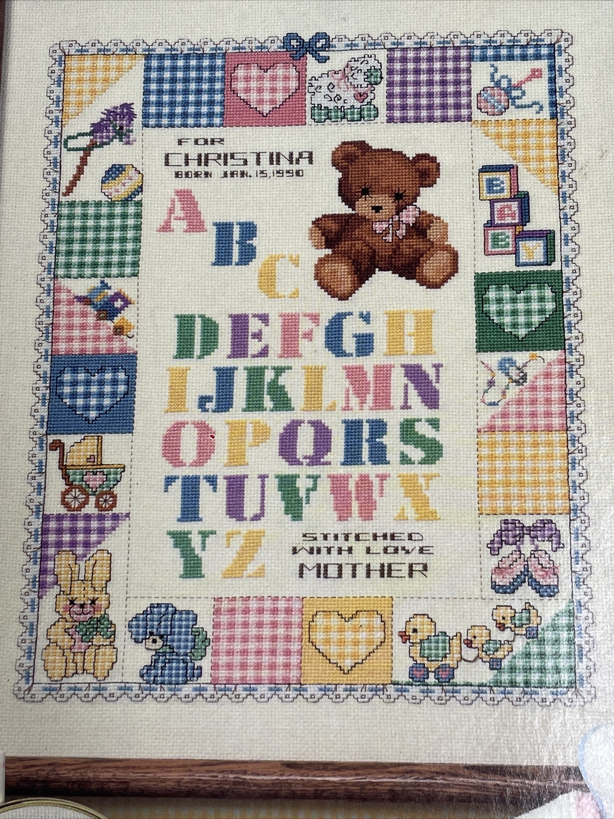 Dale Burdett Baby Sampler Cross Stitch Pattern #110