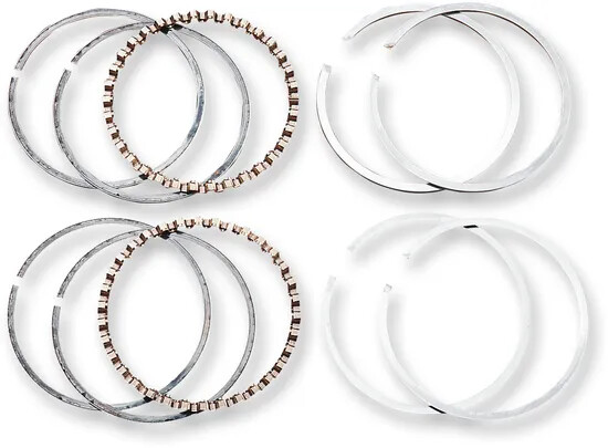 Hastings Piston Ring Set 3.750in Bore .010 Over Harley Electra Glide 07-09