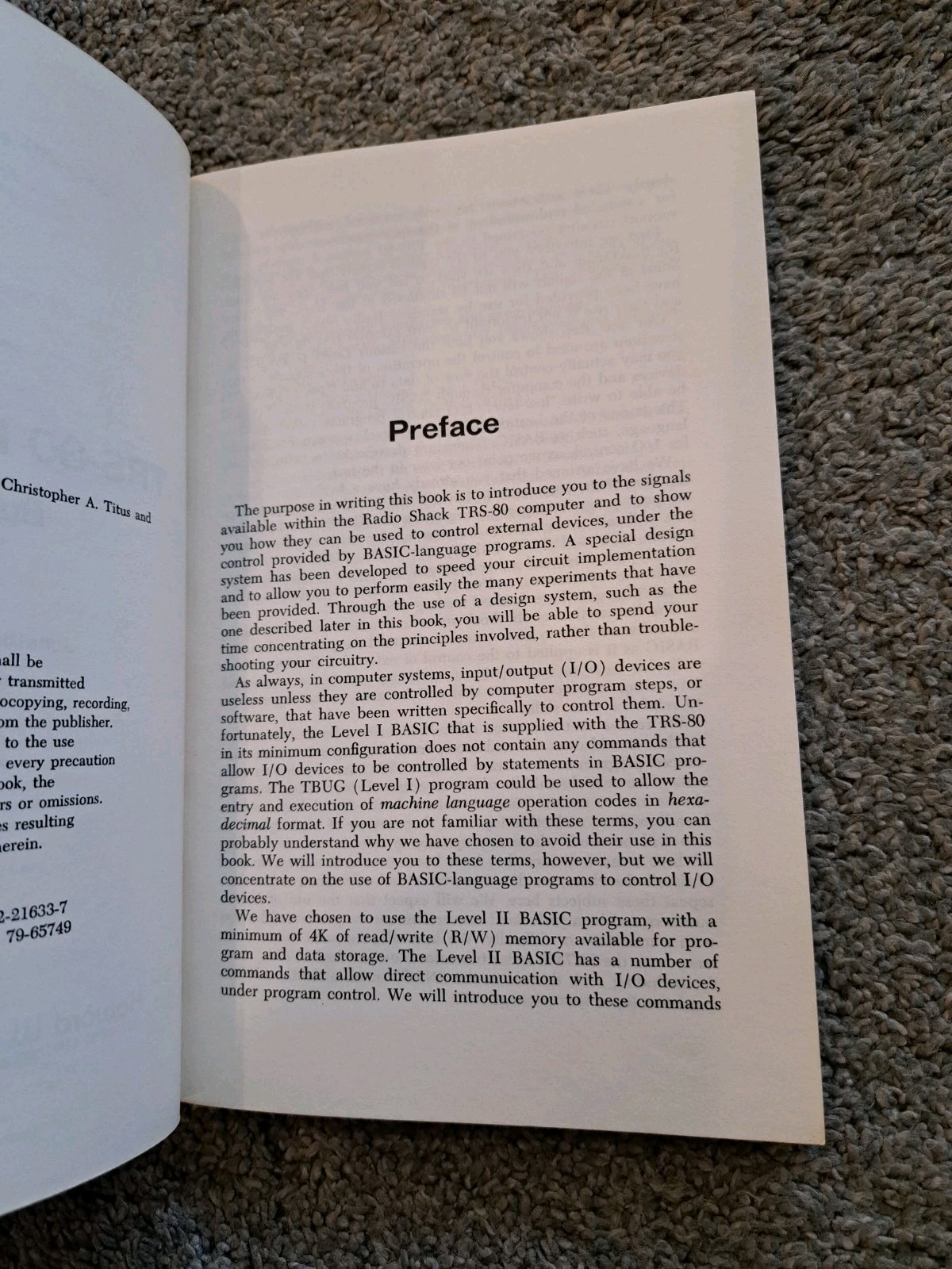 TRS-80 Interfacing Jonathan A. Titus Book 1