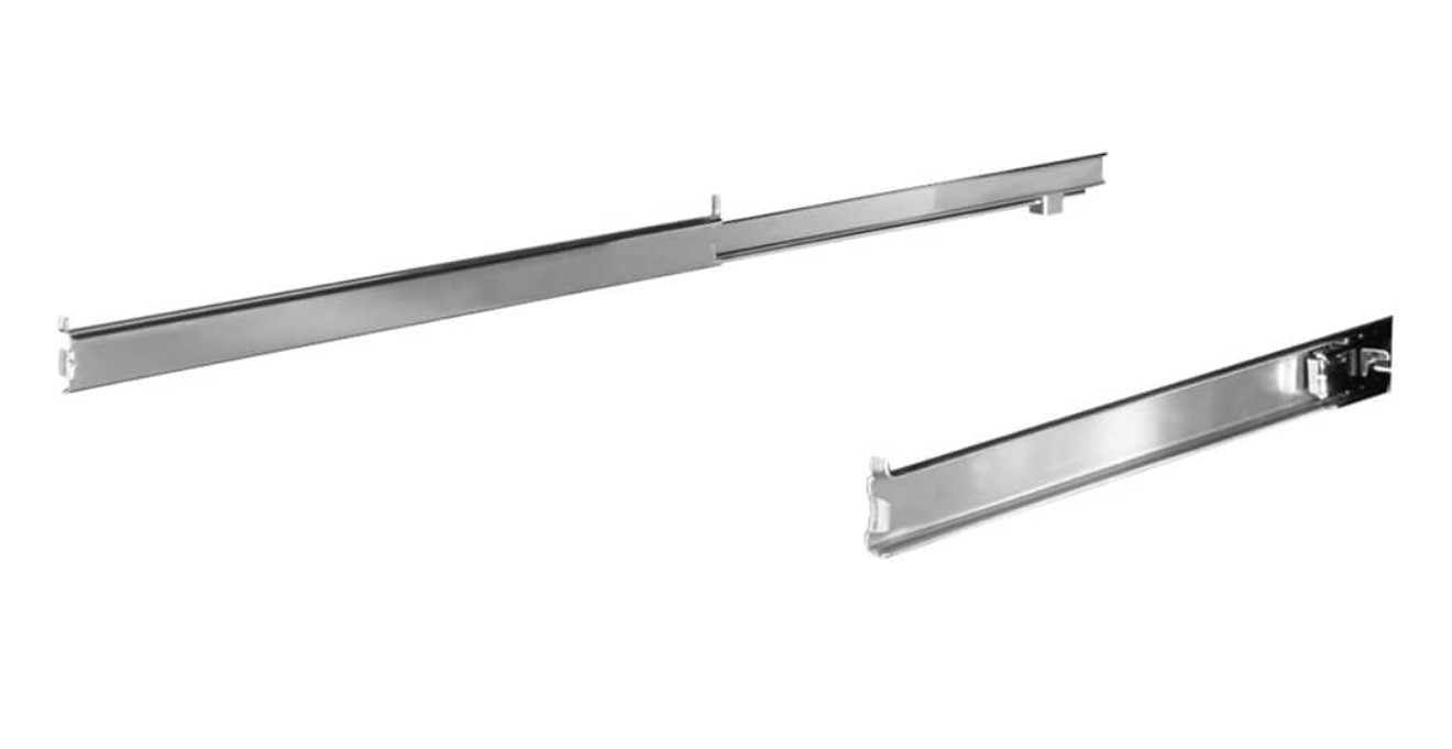 Bertazzoni Telescopic Shelf Rails for Gas Ranges Stainless Steel Model: 901471