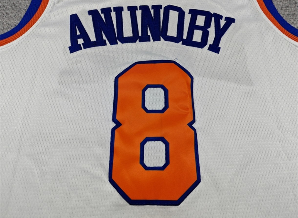 Men's OG #8 Anunoby White Swingman MEN Fully Stitched Sizes