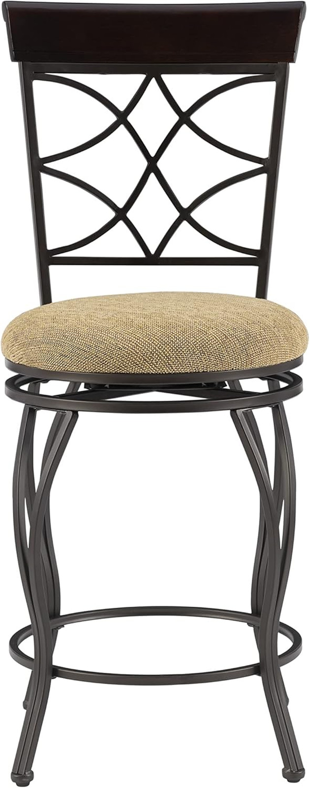 Curves Swivel Counter Bar Stool 24"