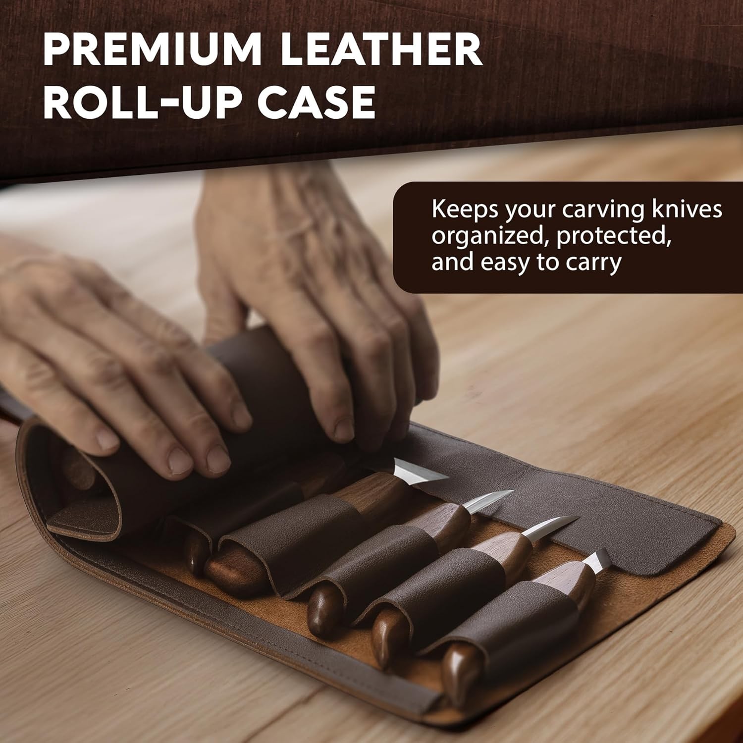 Complete Wood Carving Kit for Beginners - Gift Ready Wood Carving Tools Set | Wh